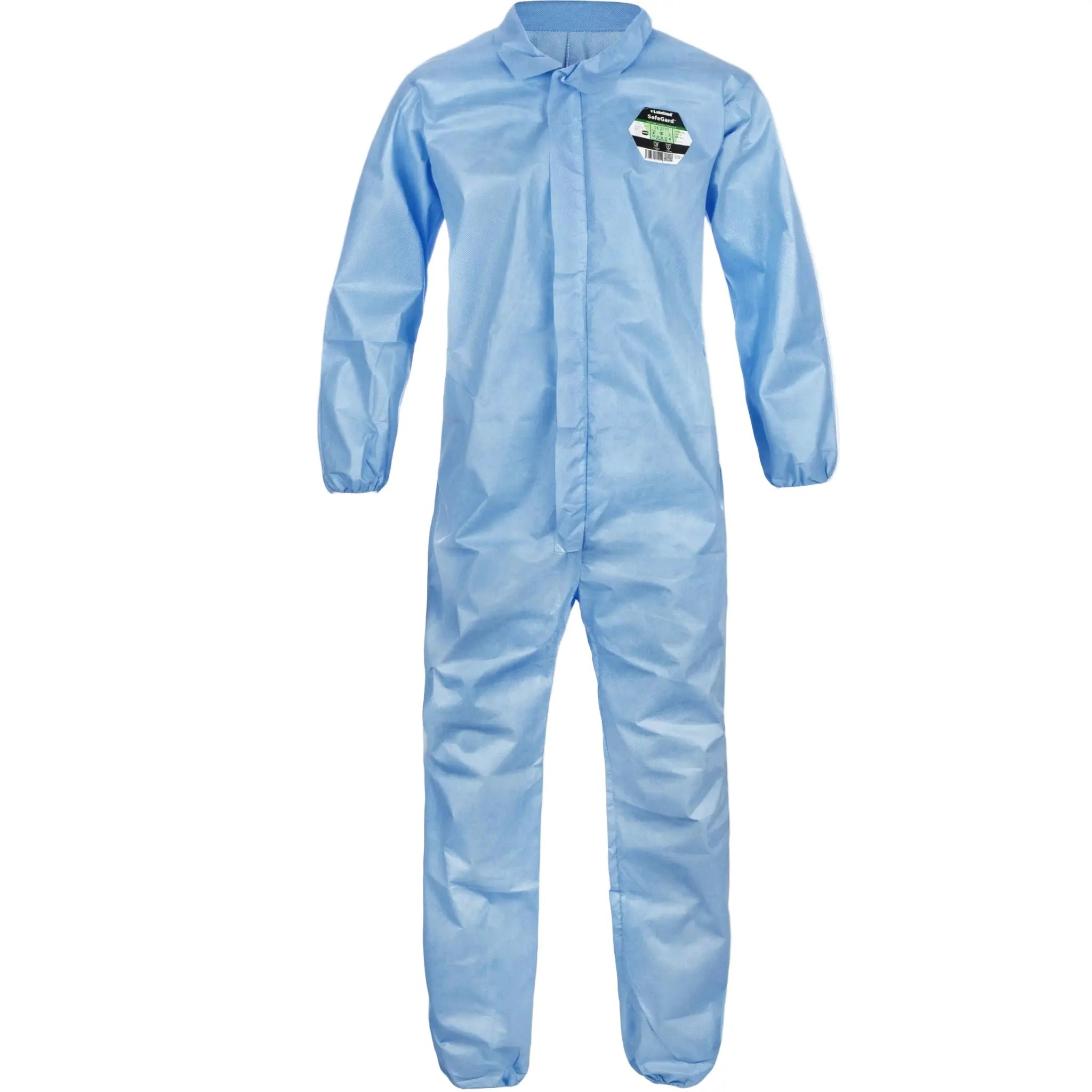 Lakeland SafeGard SSG417B Blue SMMS Global Pattern Disposable Coverall, Main Image