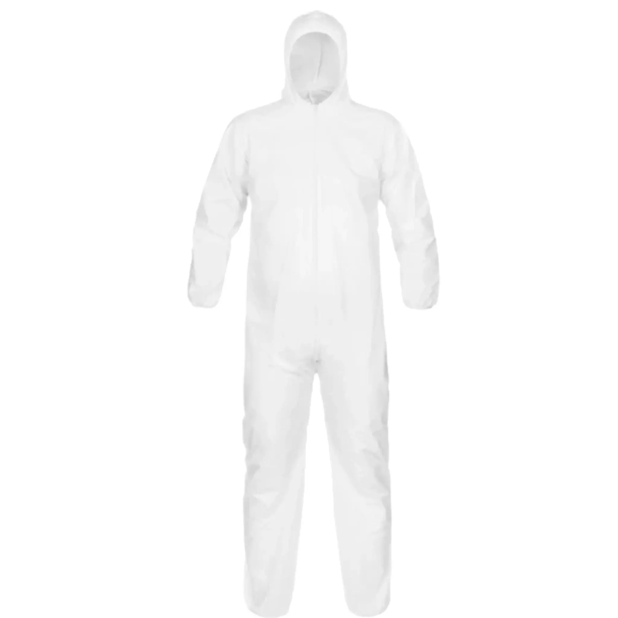 Lakeland TG428 MicroMax Coverall - Hood, Elastic Wrist/Ankle, White, Main Image