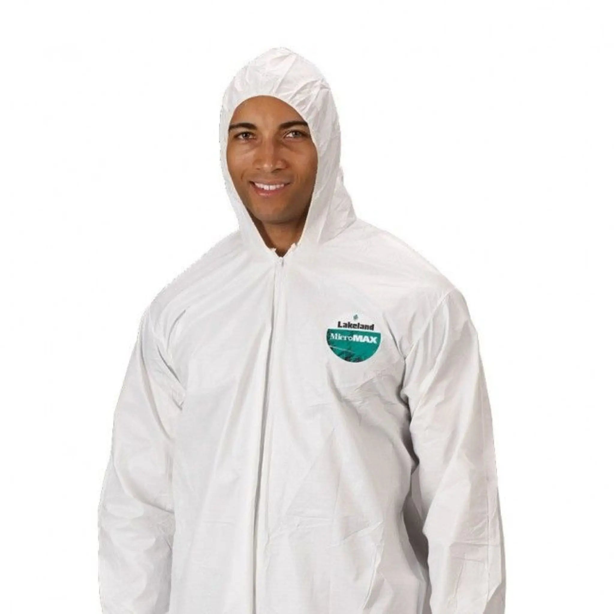 Lakeland TG428 MicroMax Coverall - Hood, Elastic Wrist/Ankle, Upper Body View