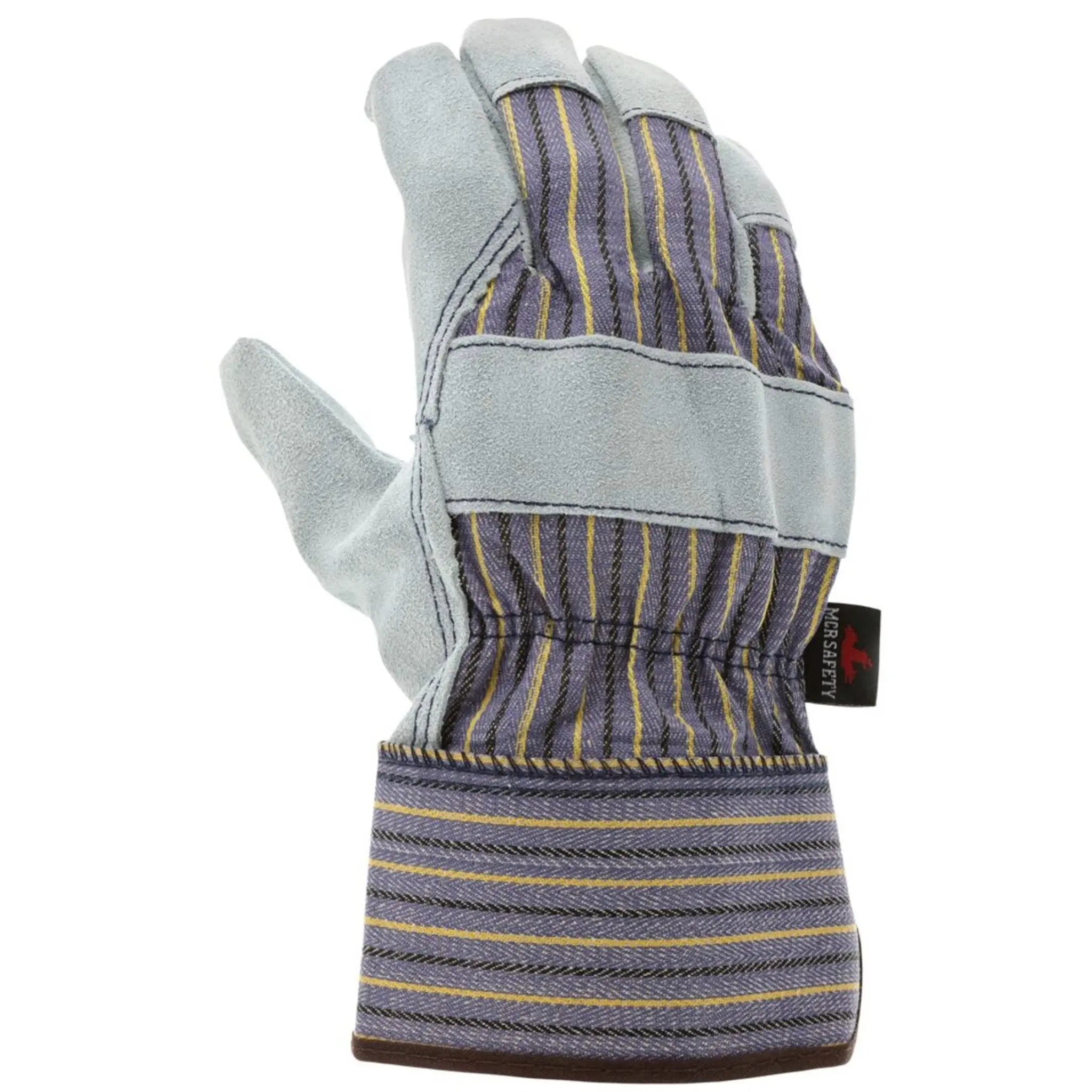 MCR Safety 1400A Leather Palm Work Glove, Dorsal View