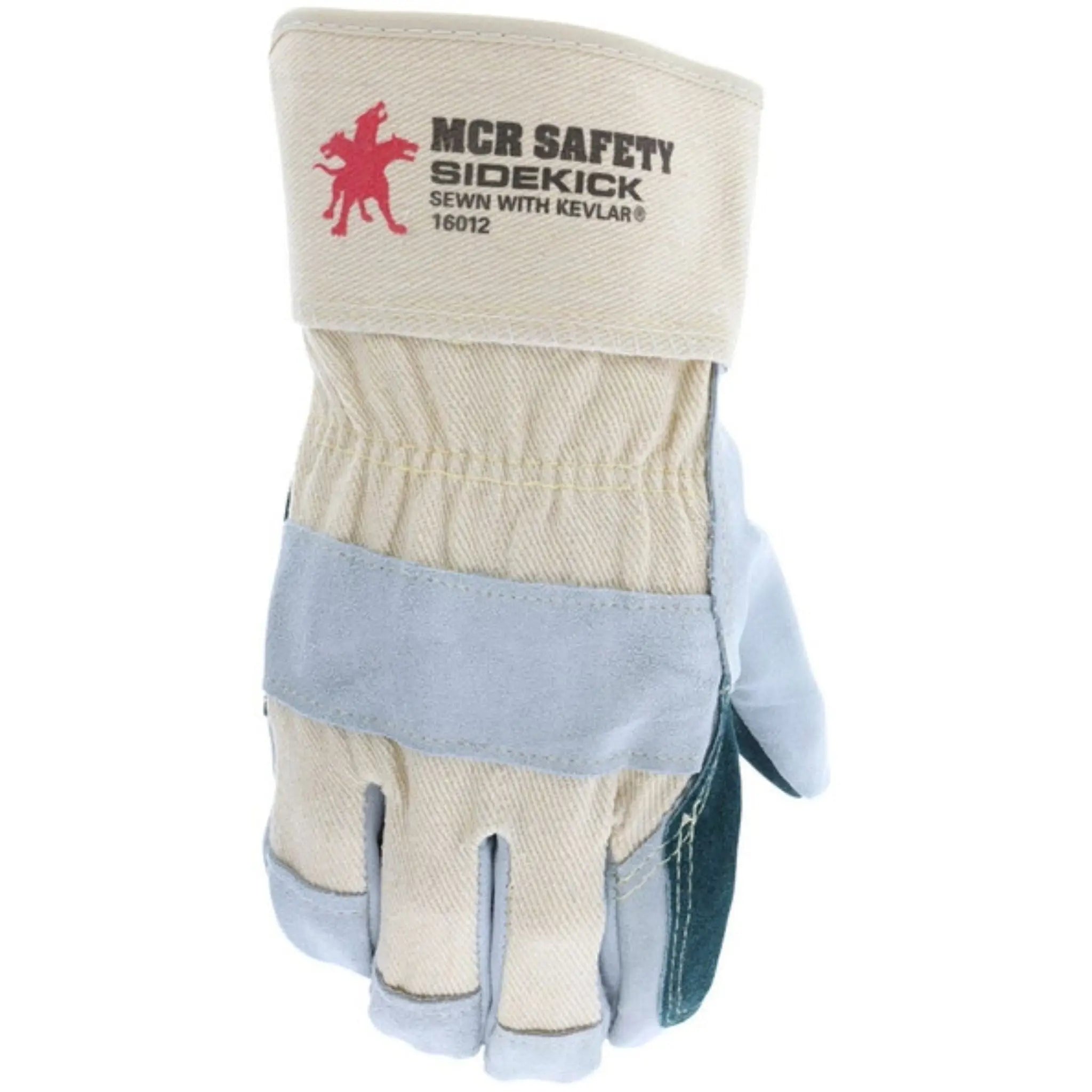 MCR Safety Sidekick Series 16012 Work Gloves, Dorsal View