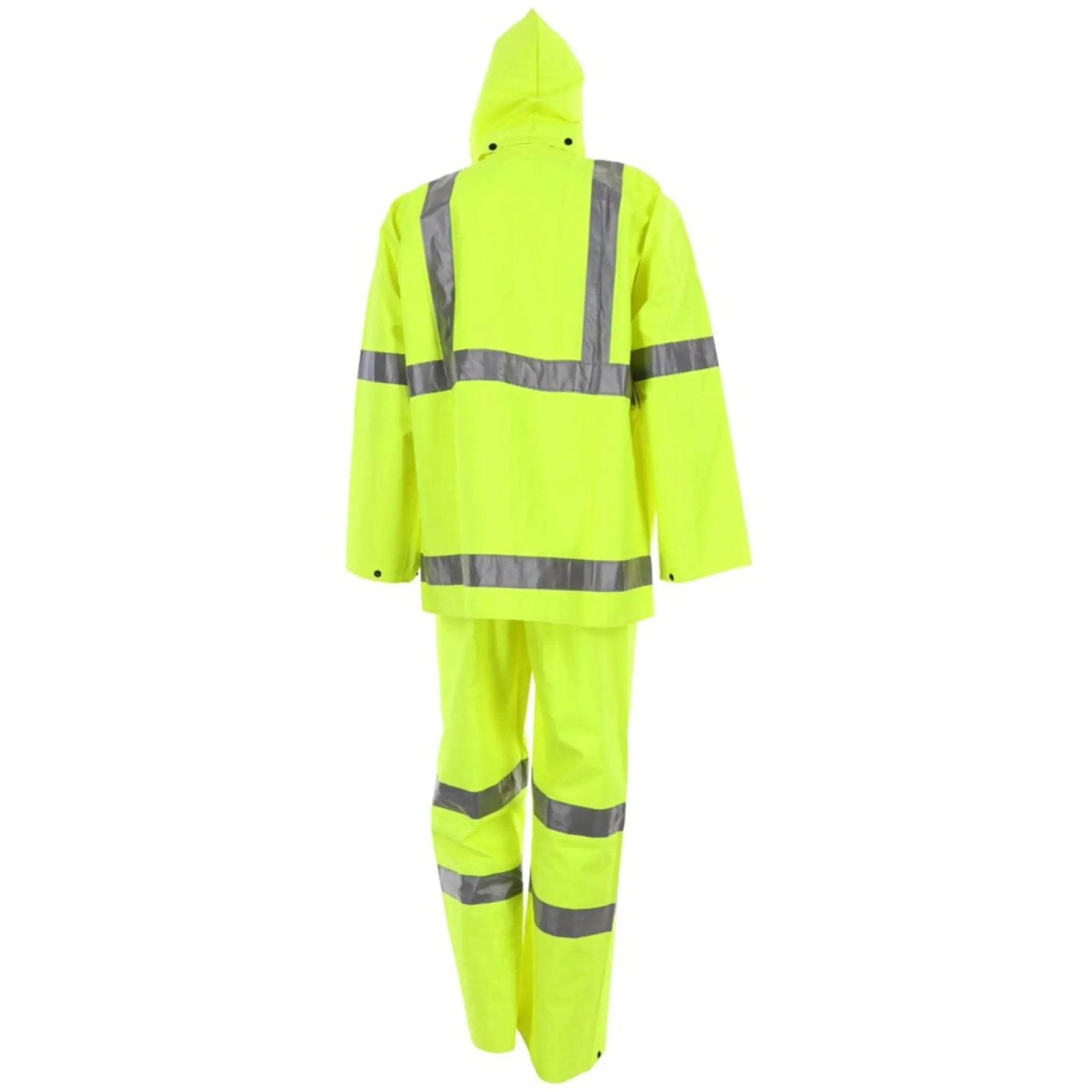 MCR Safety Luminator 2083SR Hi-Vis Rain Suit, Back Image