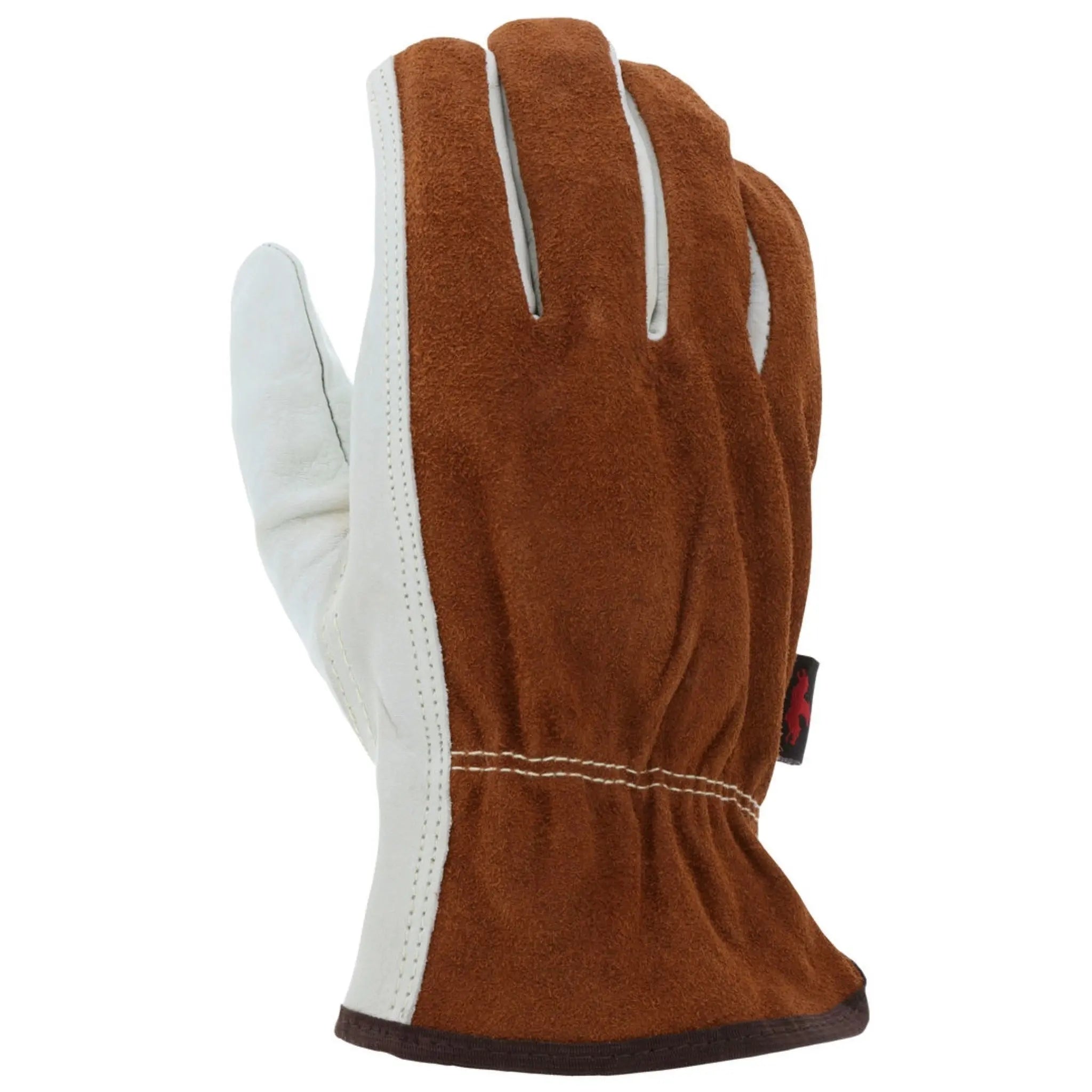 MCR Safety 3205 Leather Drivers Work Gloves, Dorsal View