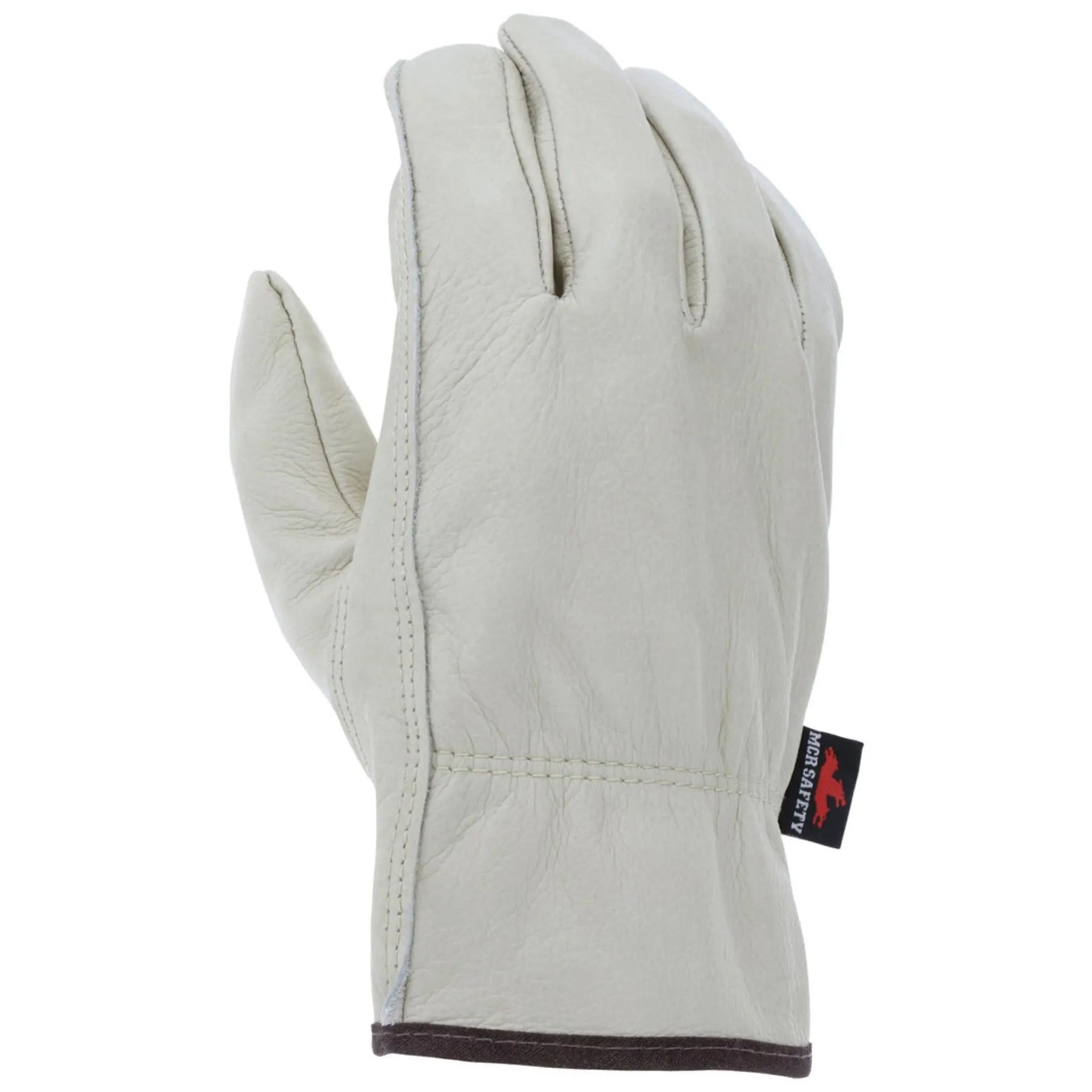 MCR Safety 3211 Leather Drivers Work Gloves, Dorsal View