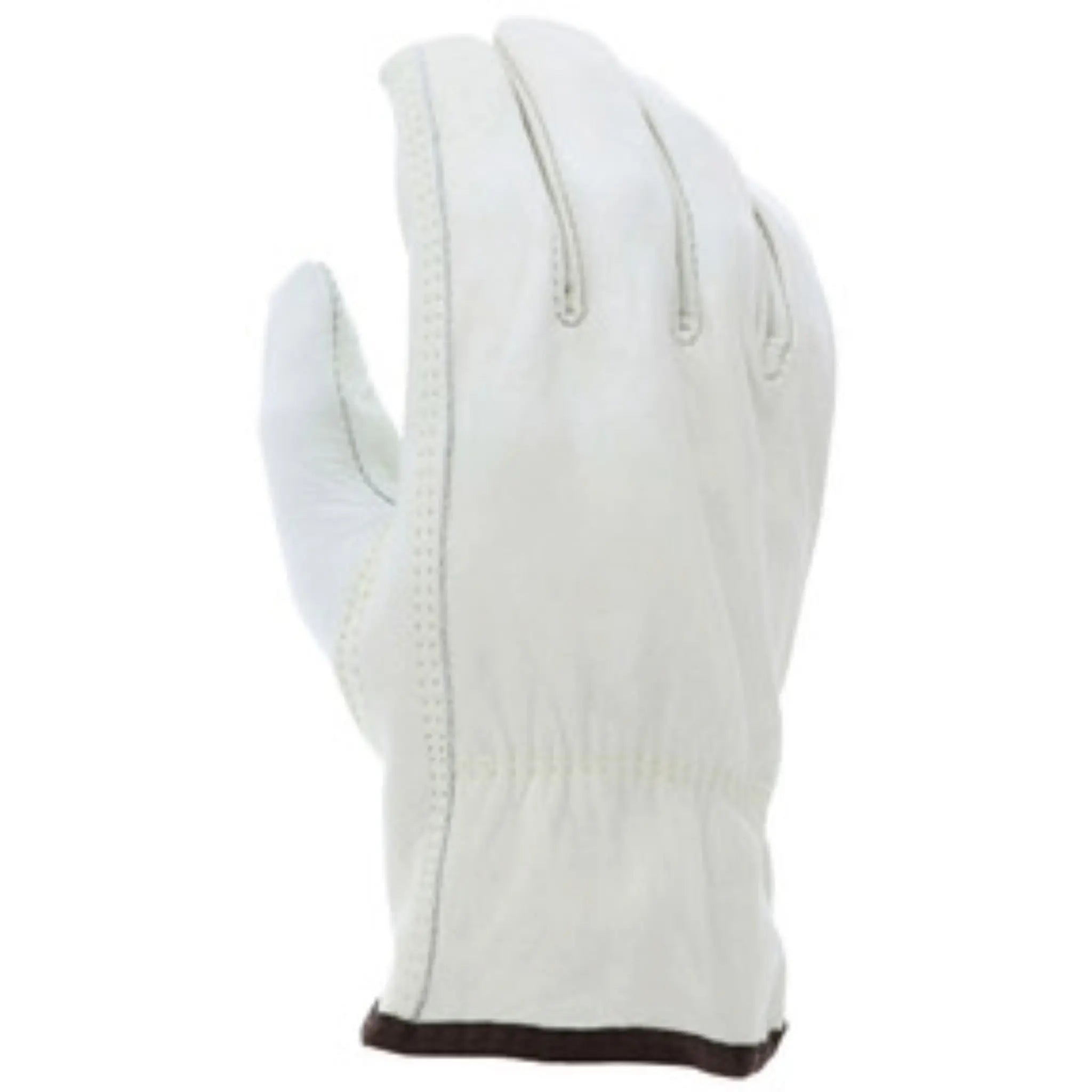 MCR Safety 32113 Leather Drivers Work Glove, Dorsal View