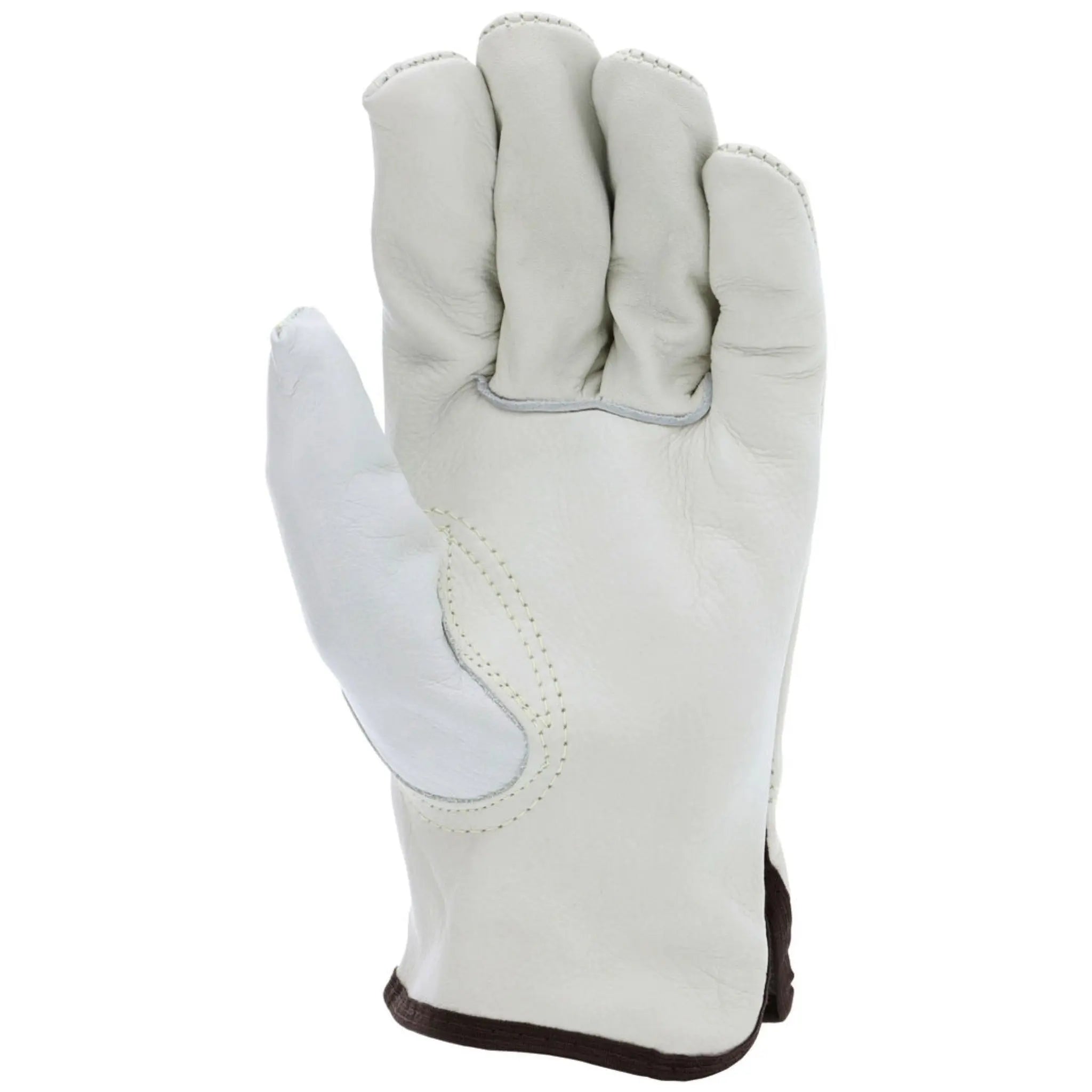 MCR Safety 32113 Leather Drivers Work Glove, Palm View
