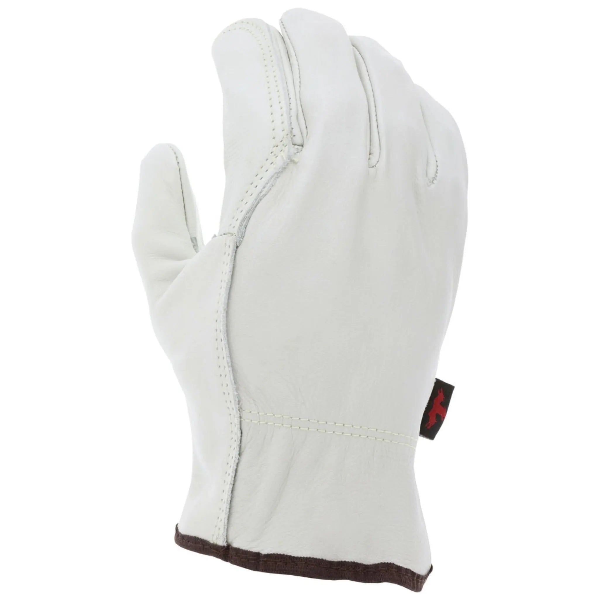 MCR Safety 32113DP Leather Drivers Work Gloves, Dorsal View