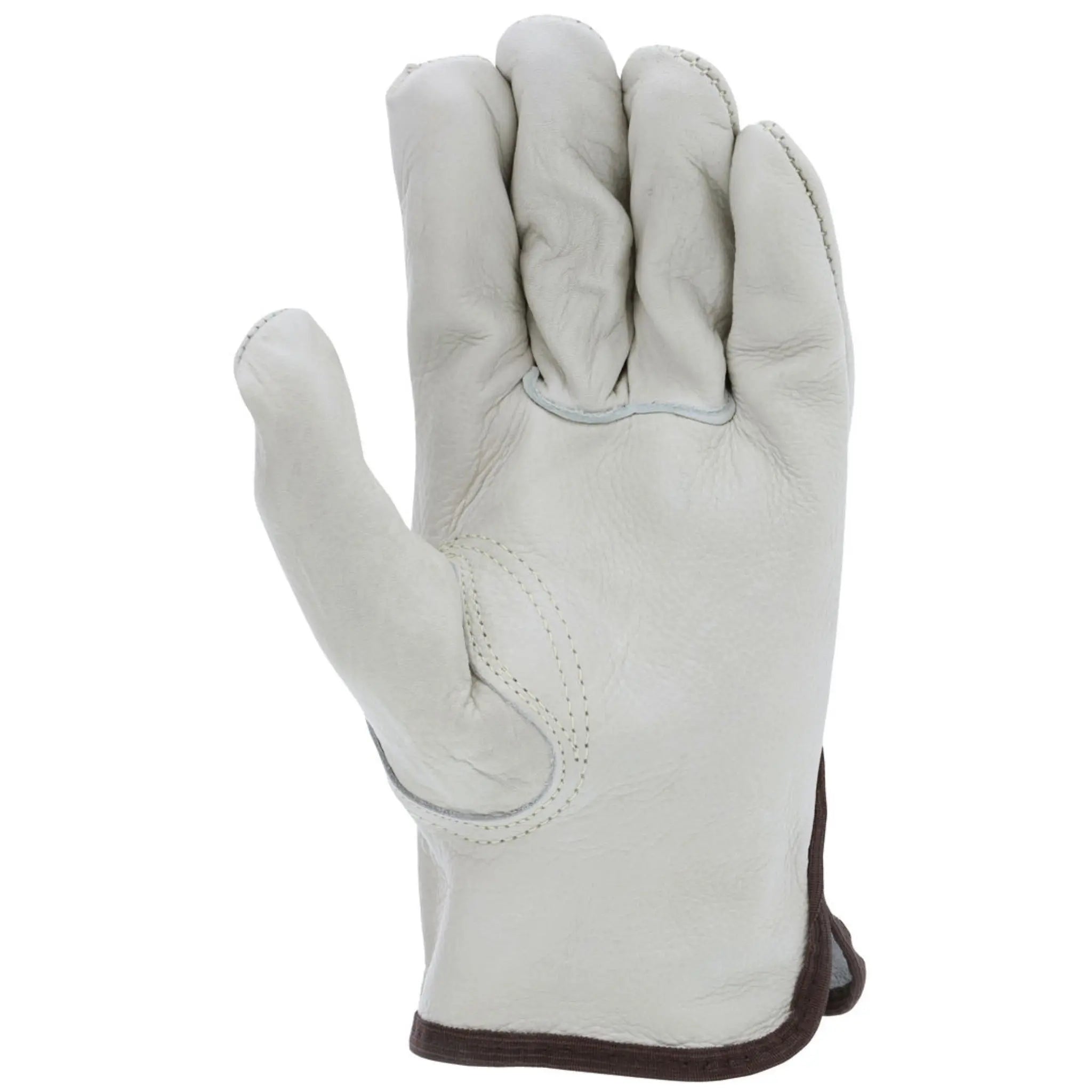 MCR Safety 3211IN Leather Drivers Work Gloves, Palm View