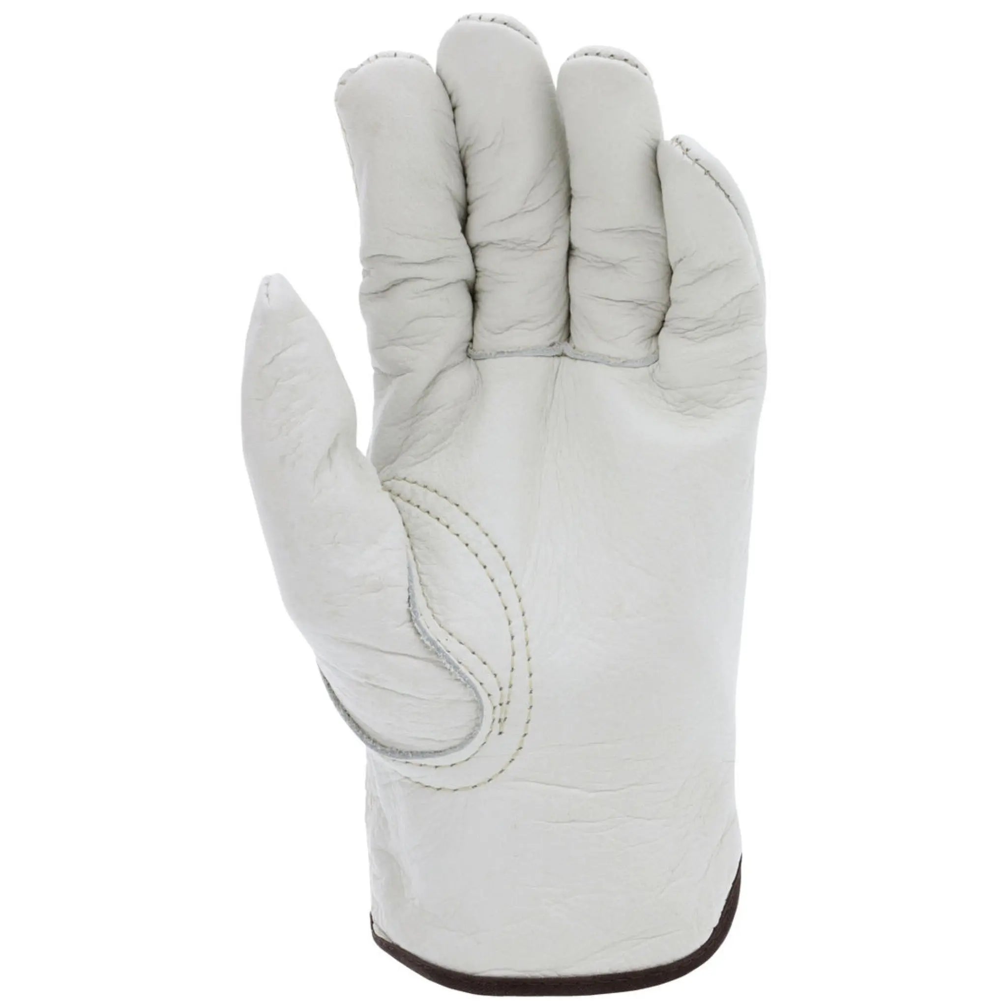 MCR Safety 3213 Leather Drivers Work Gloves, Palm View