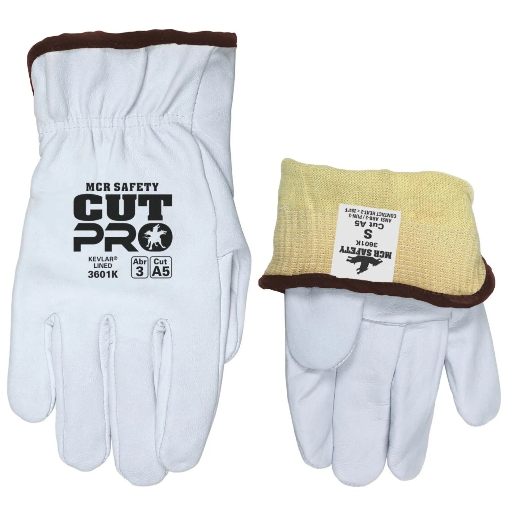 MCR Safety 3601K Leather Drivers Work Gloves, Pair
