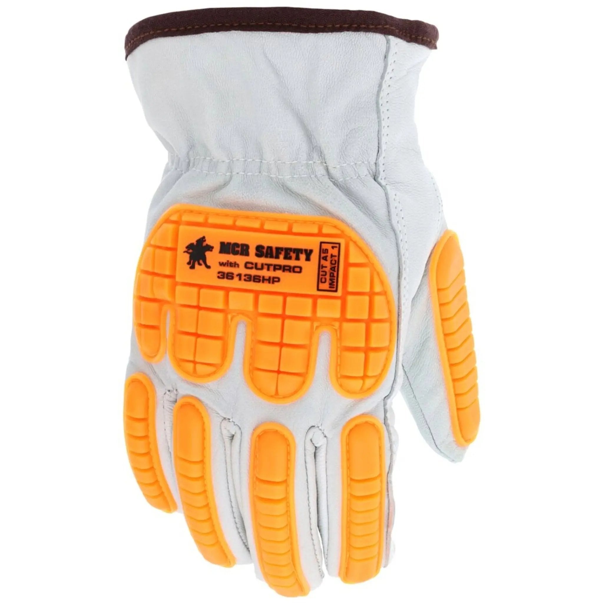 MCR Safety CutPro 36136HP Work Gloves, Dorsal View