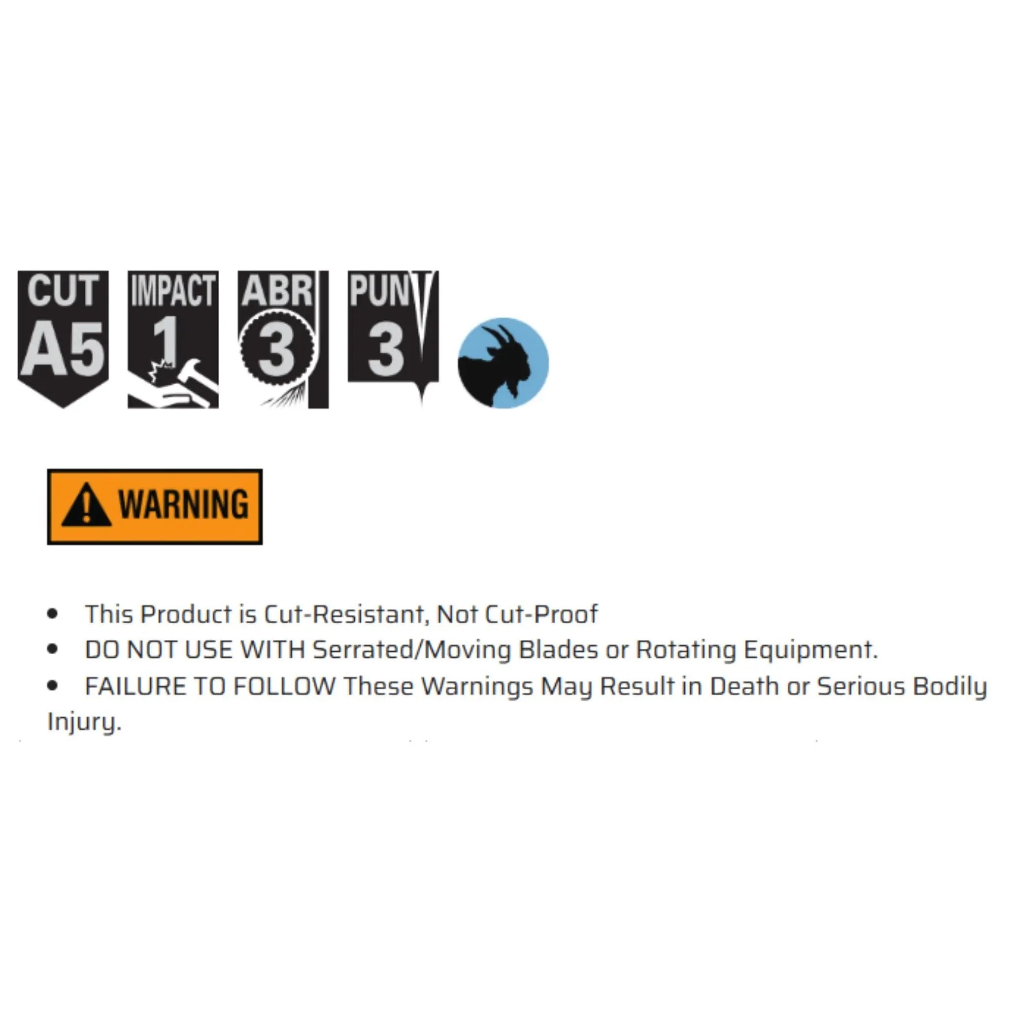 MCR Safety CutPro 36136HP Work Gloves, Specs