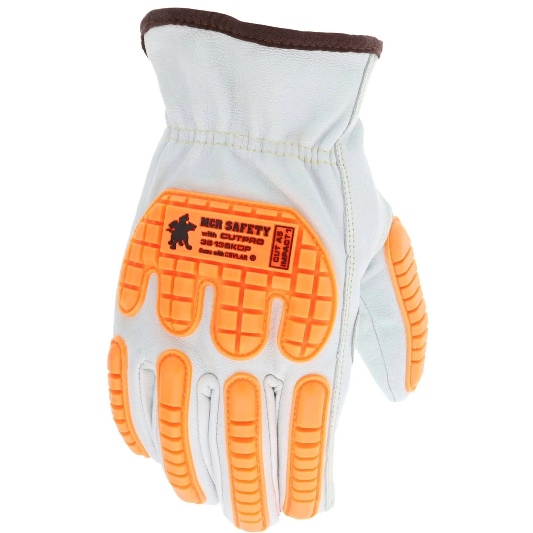 MCR Safety CutPro® 36136KDP Work Gloves, Dorsal View