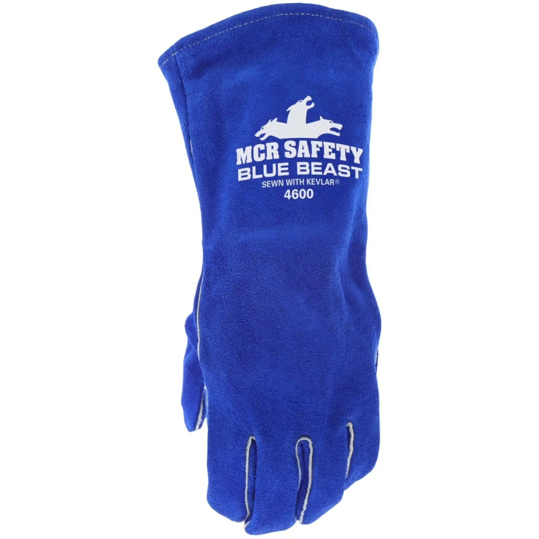 MCR Safety Blue Beast 4600 Welding Work Gloves, Dorsal View