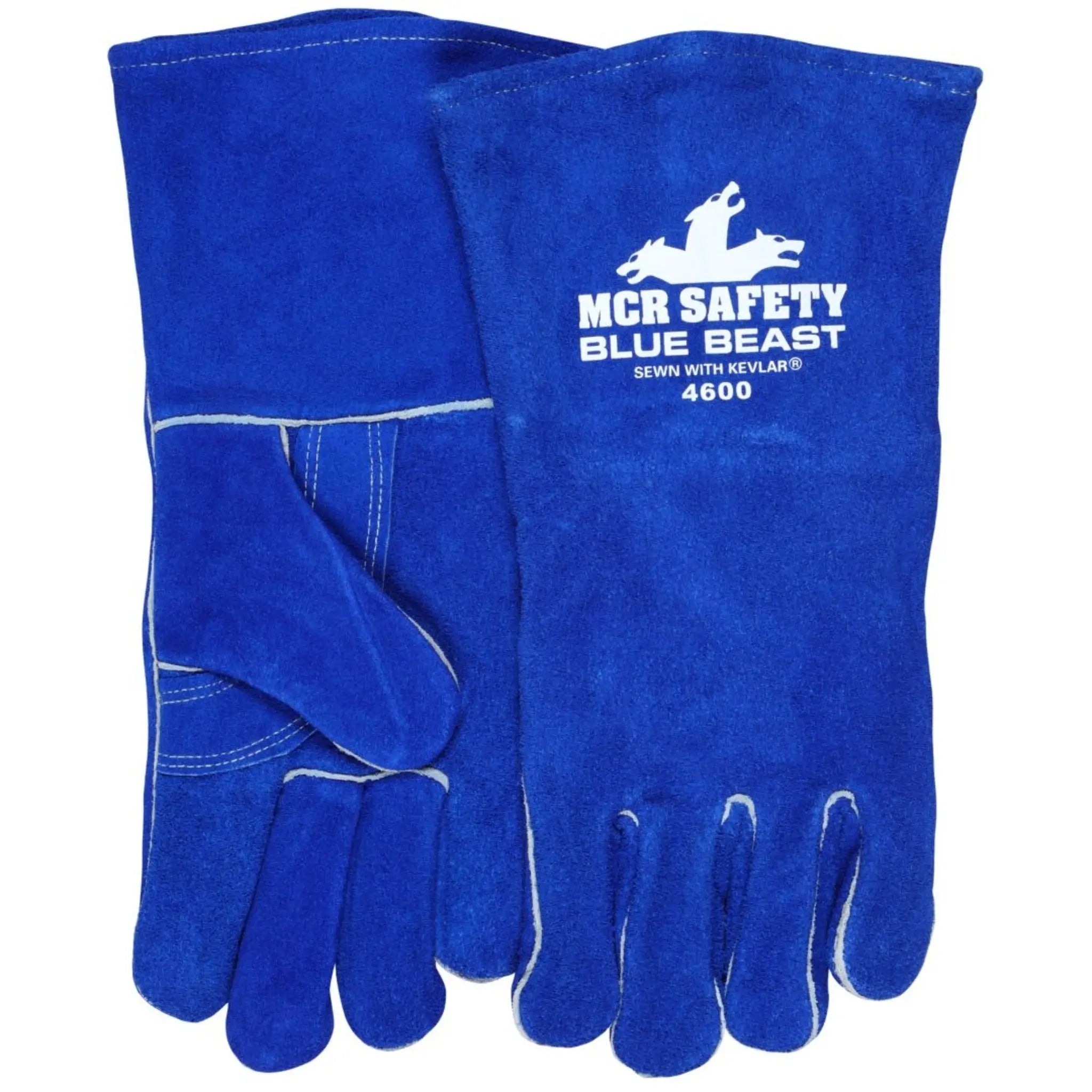 MCR Safety Blue Beast 4600 Welding Work Gloves, Pair