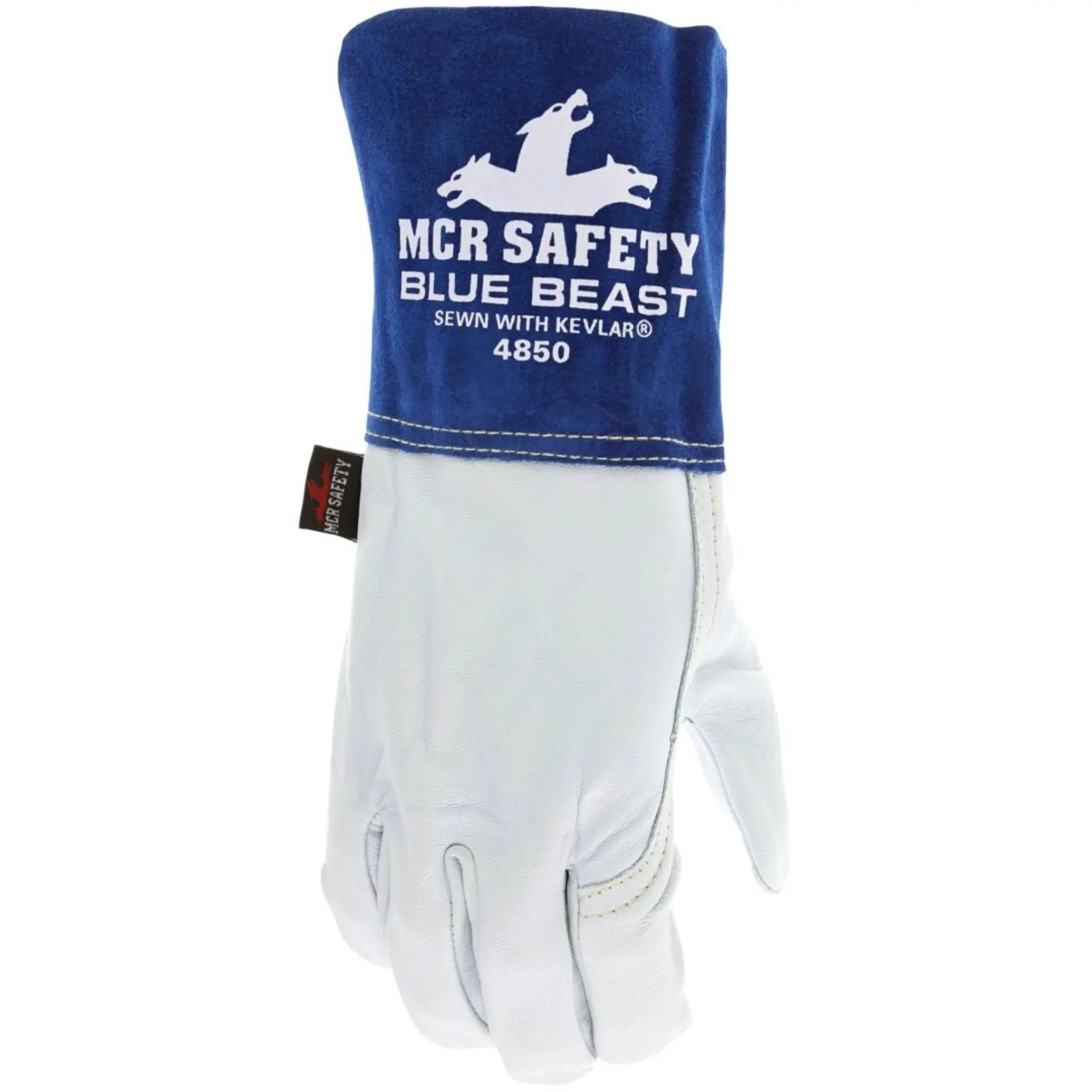 MCR Safety Blue Beast 4850 Work Gloves, Dorsal View