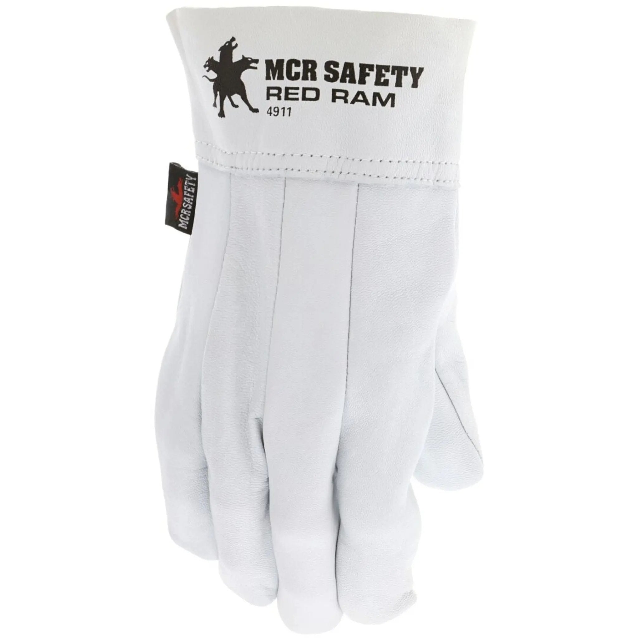 MCR Safety Red Ram 4907 Welding Work Gloves, Dorsal View