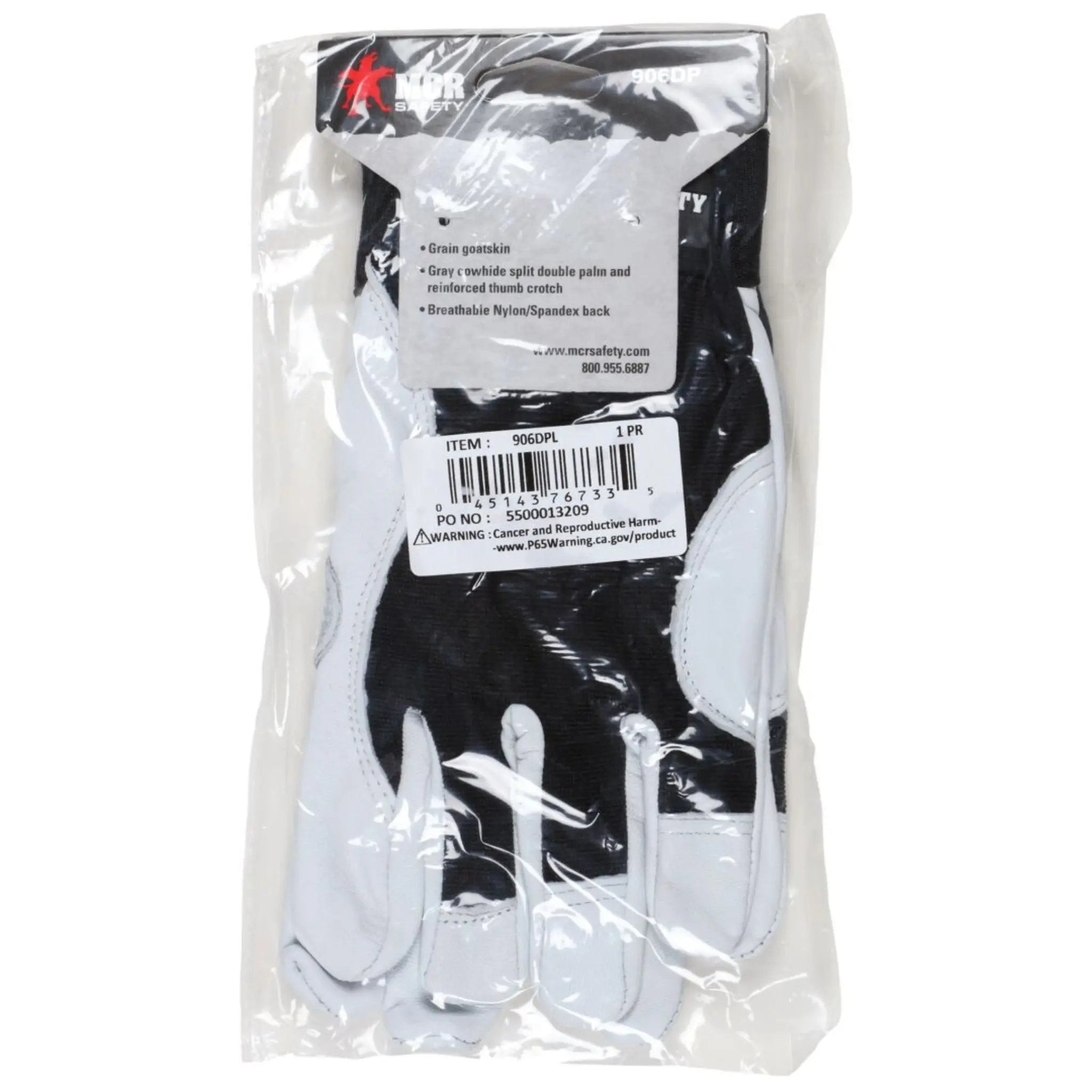 MCR Safety 906DP Mechanic Work Gloves, Packaging