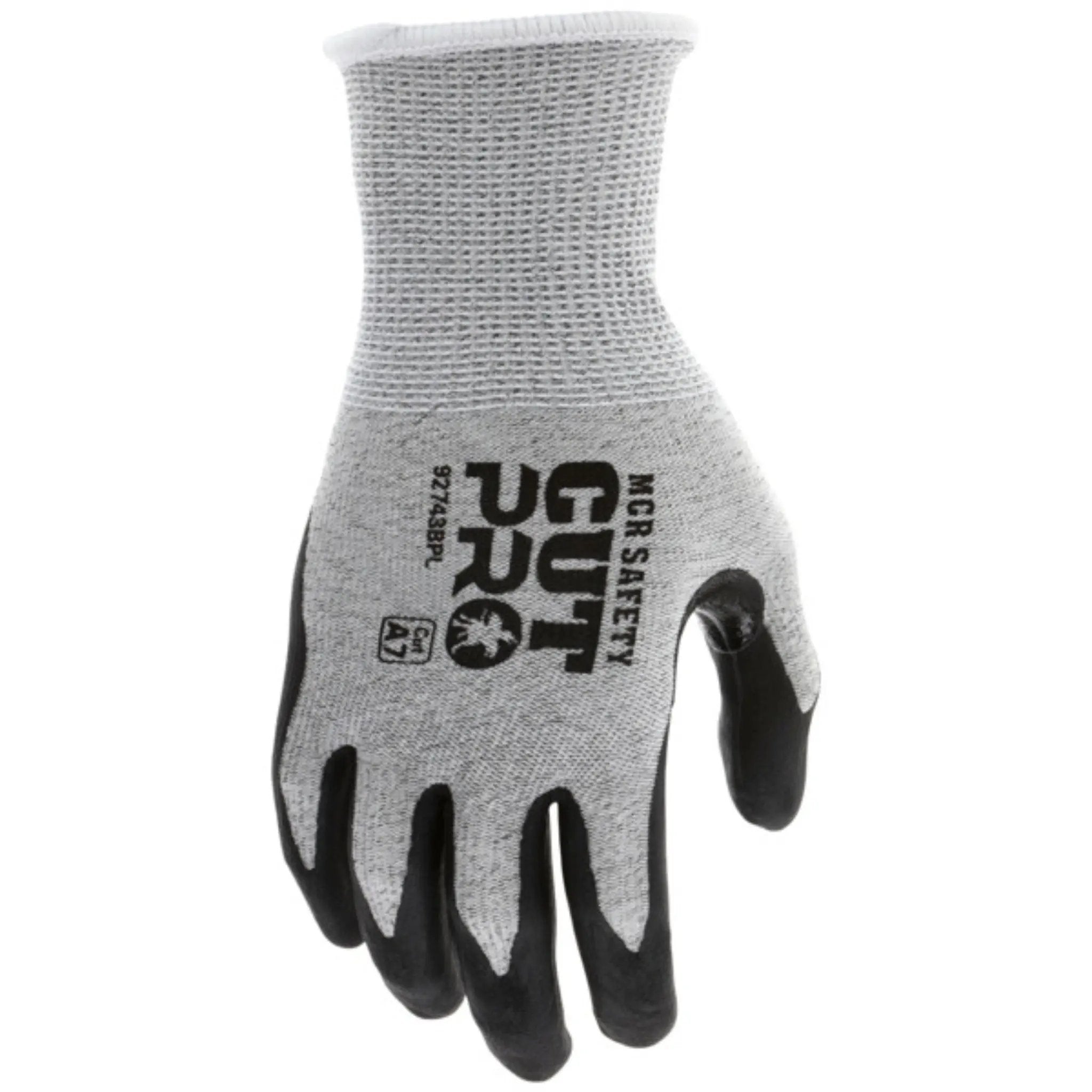 MCR Safety Cut Pro 92743BP Work Gloves, Dorsal View