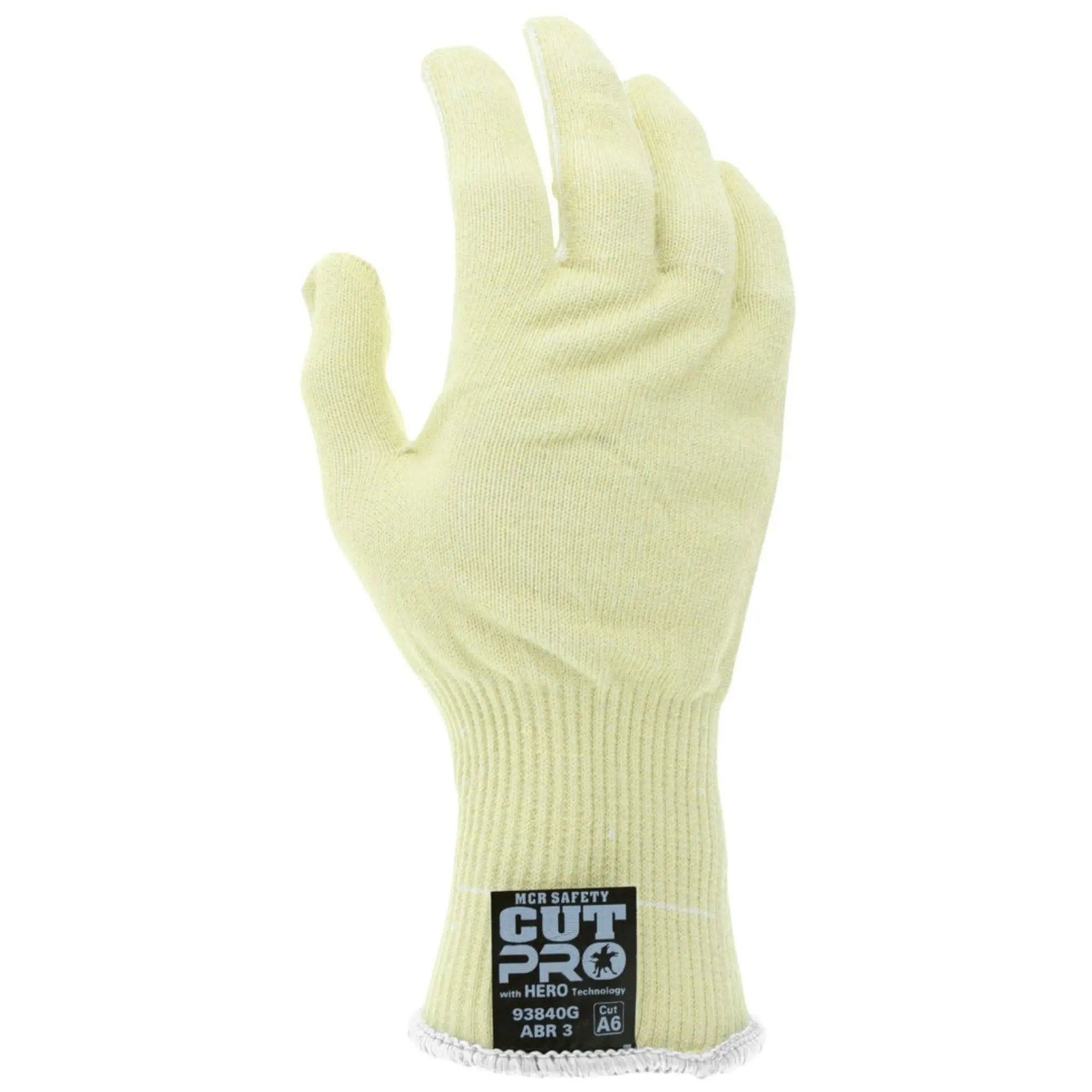 MCR Safety CutPro with Hero Technology 93840G Work Gloves, Dorsal View