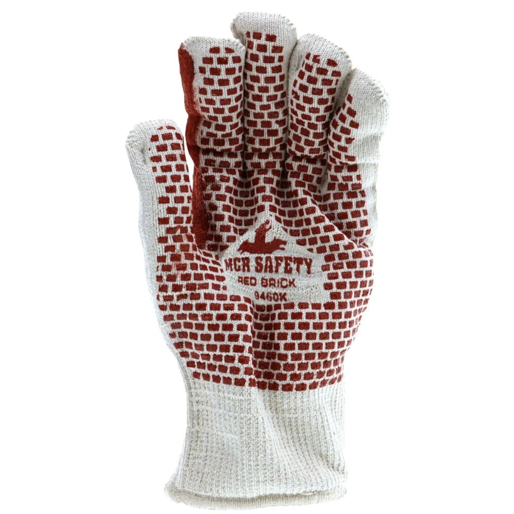 MCR Safety Red Brick 9460K Work Gloves, Palm View