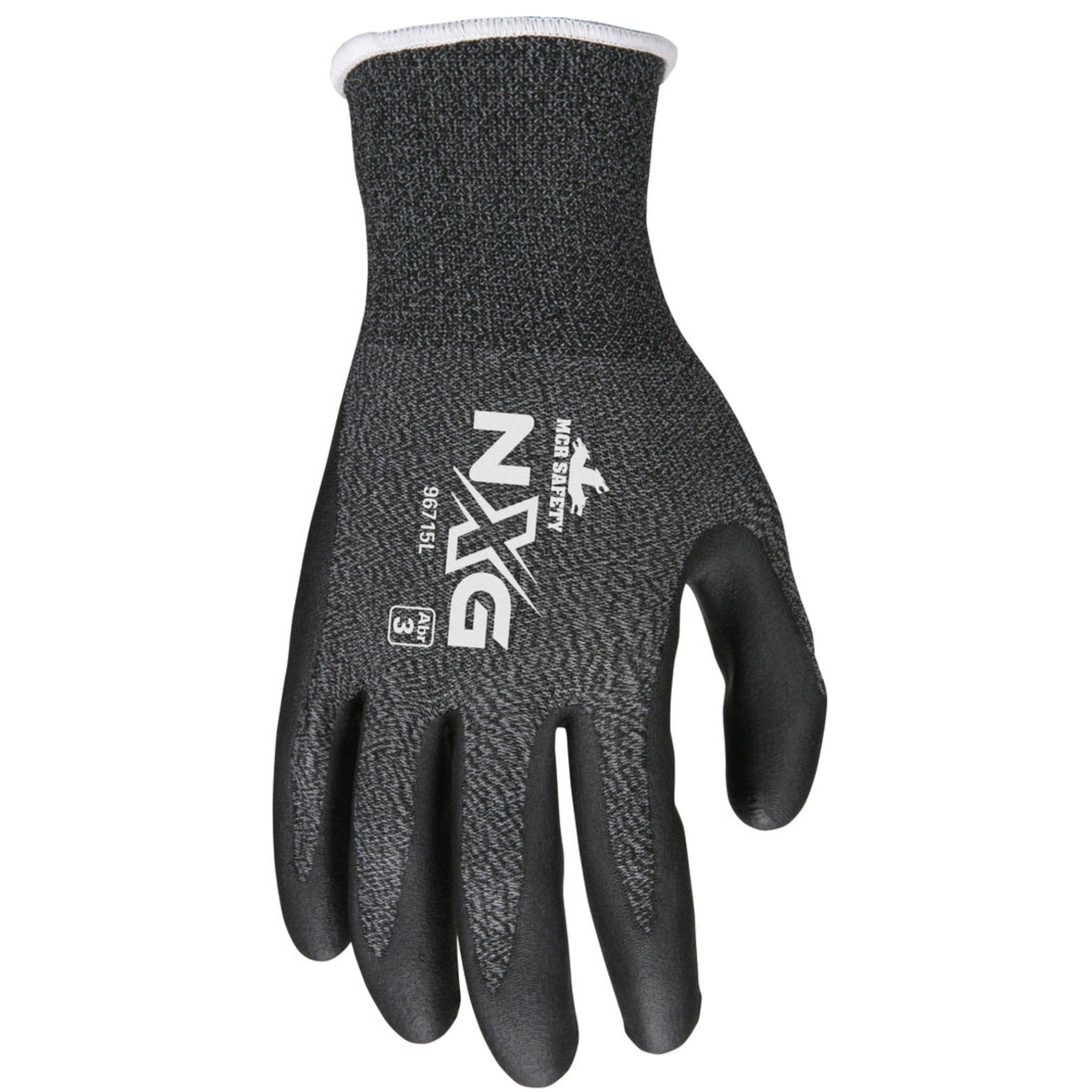 MCR Safety NXG 96715 Work Gloves, Dorsal View