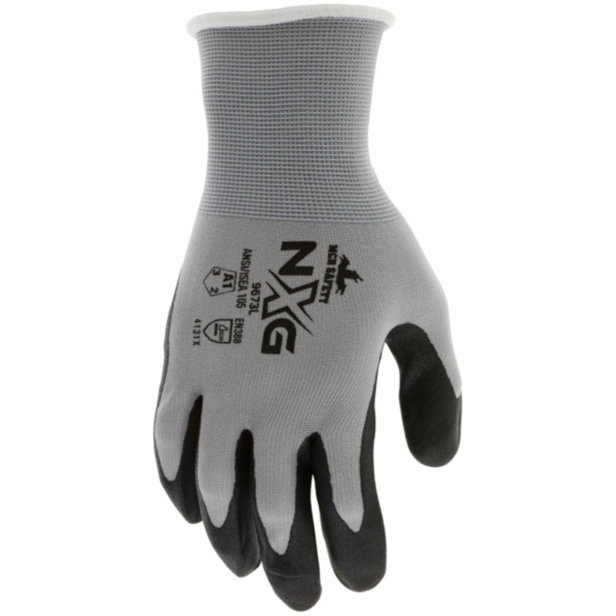MCR Safety NXG 9673 Work Gloves, Dorsal View