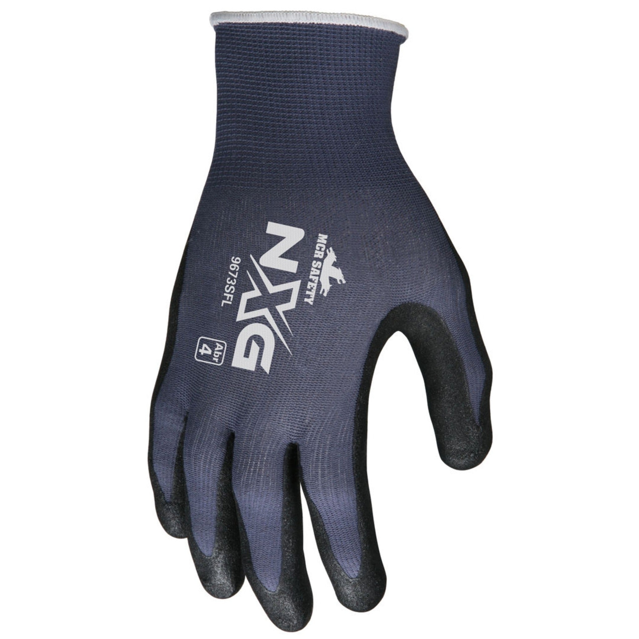 MCR Safety NXG 9673SF Work Gloves, Dorsal View