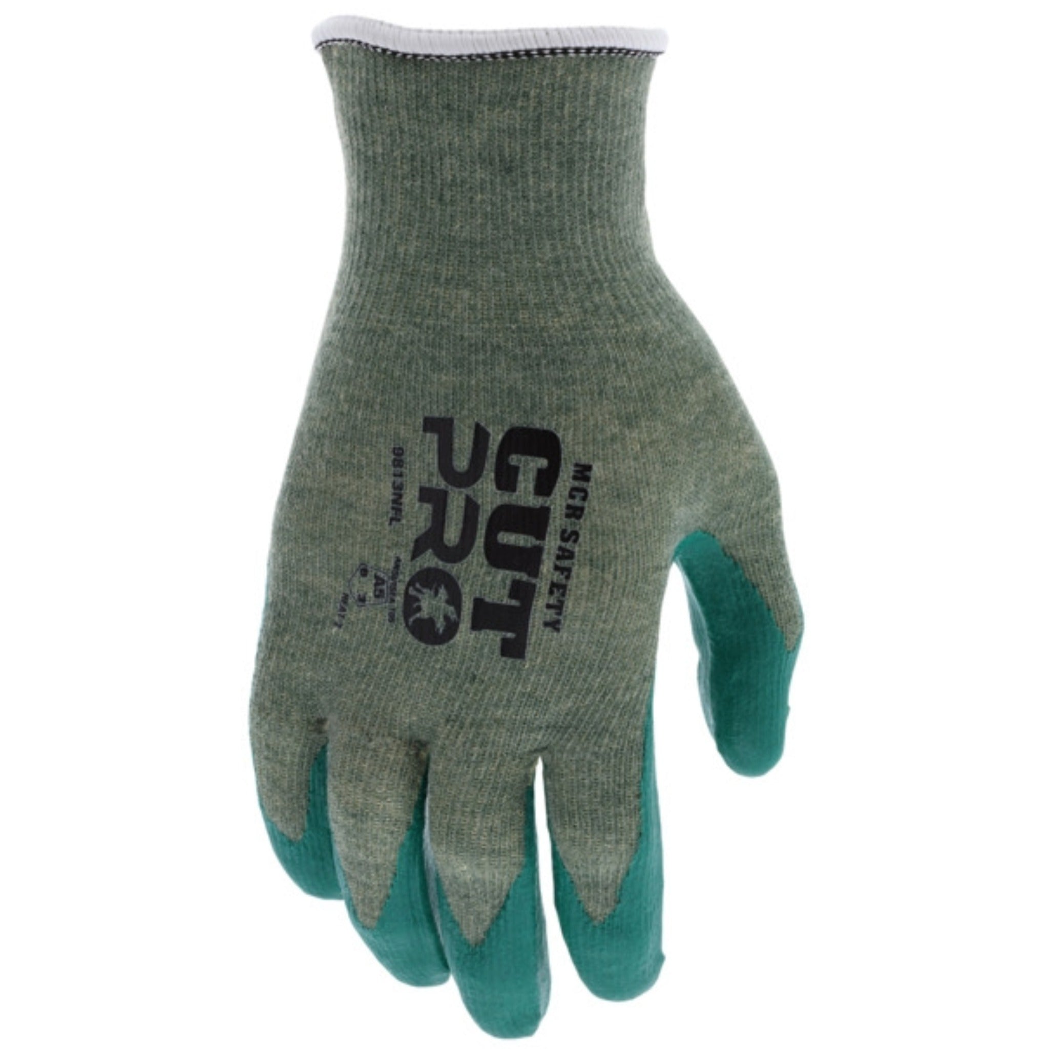 MCR Safety CutPro 9813NF Work Gloves, Dorsal View