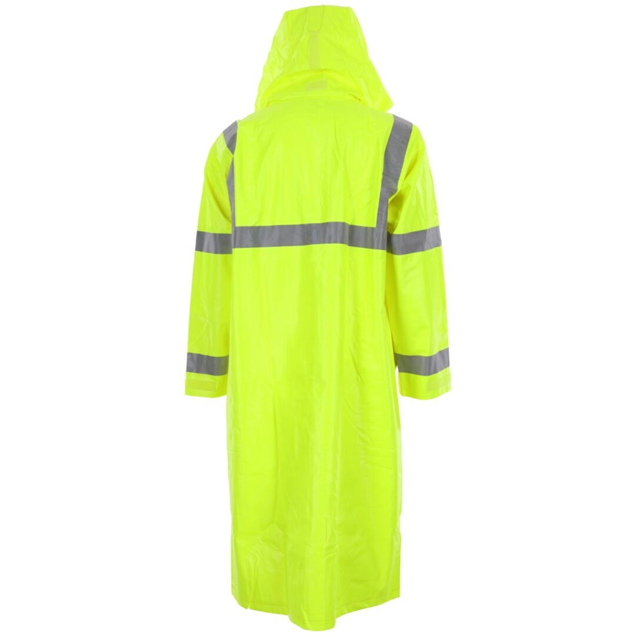 MCR Safety Big Jake 2 BJ238CH Rain Coat, Back View with Hood