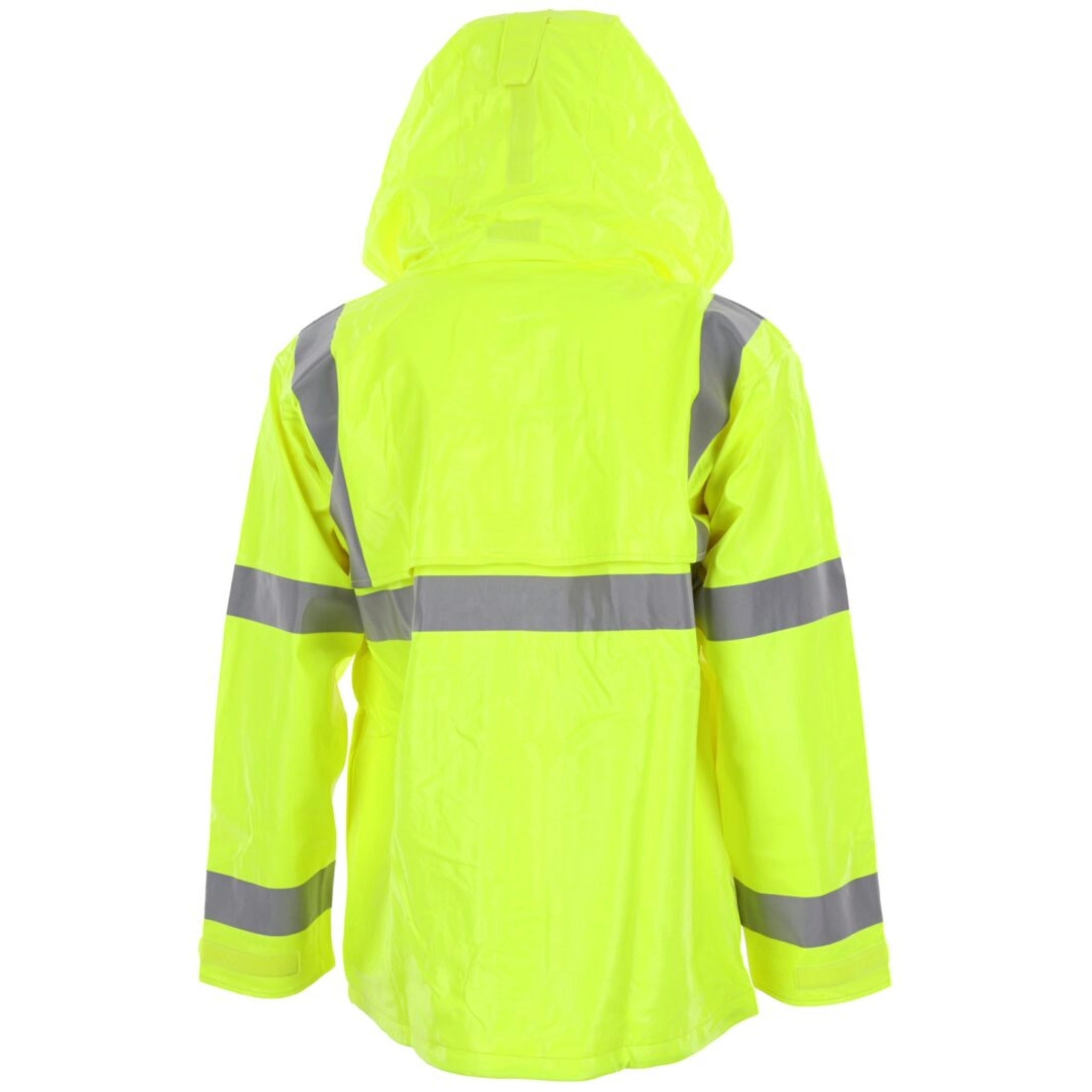 MCR Safety Big Jake 2 BJ238JH Rain Jacket, Back View with Hood