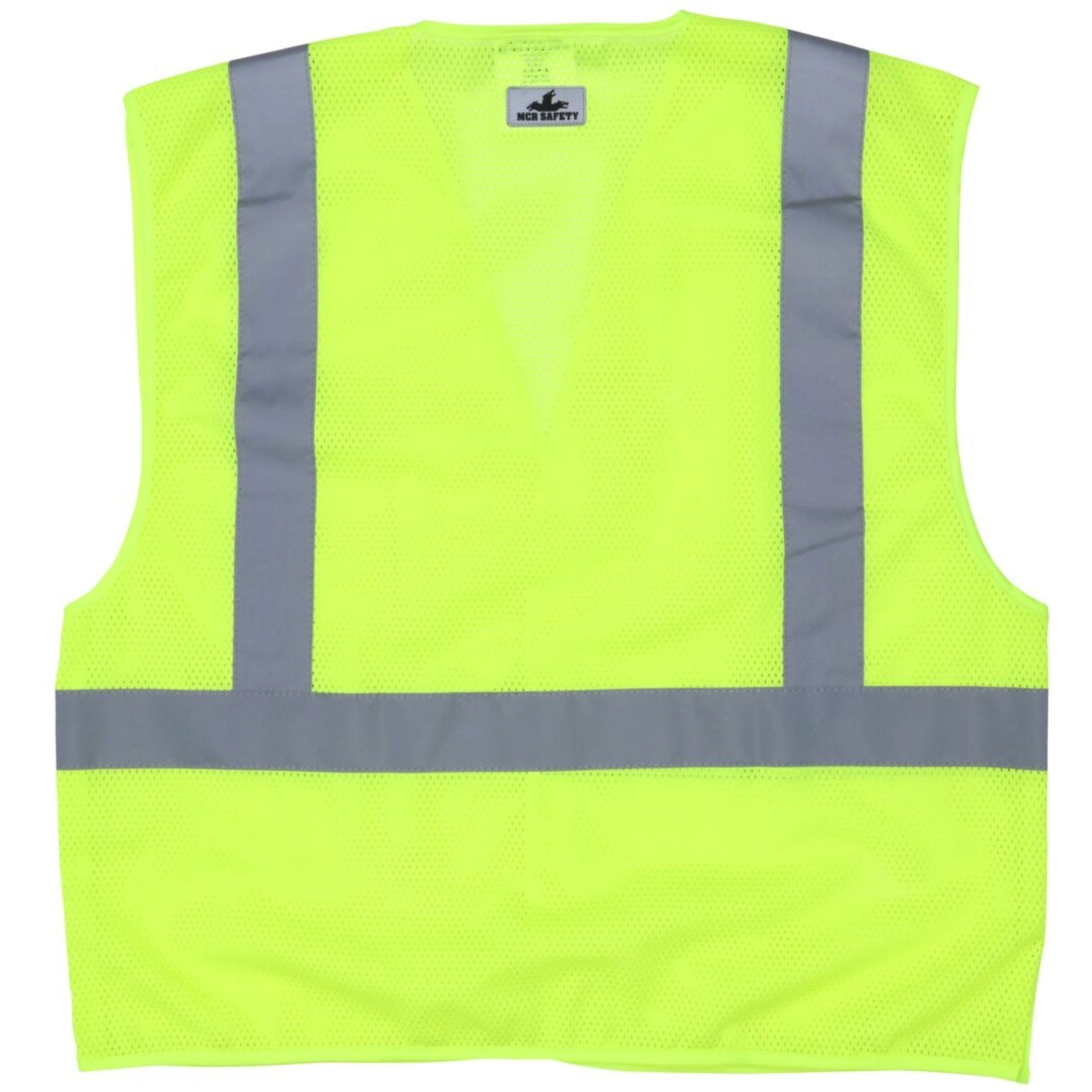 MCR Safety Luminator Series CL2ML Safety Vest, Back View