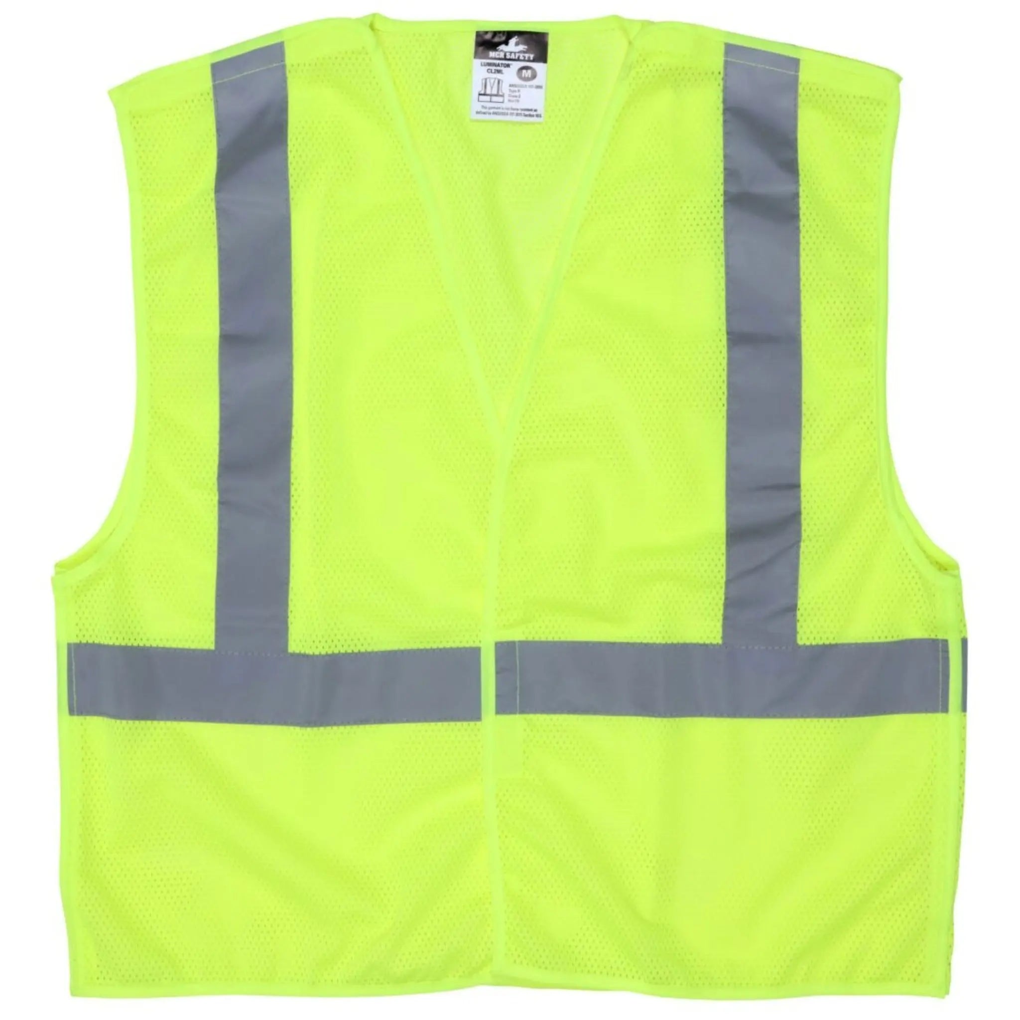 MCR Safety Luminator Series CL2ML Safety Vest, Front View