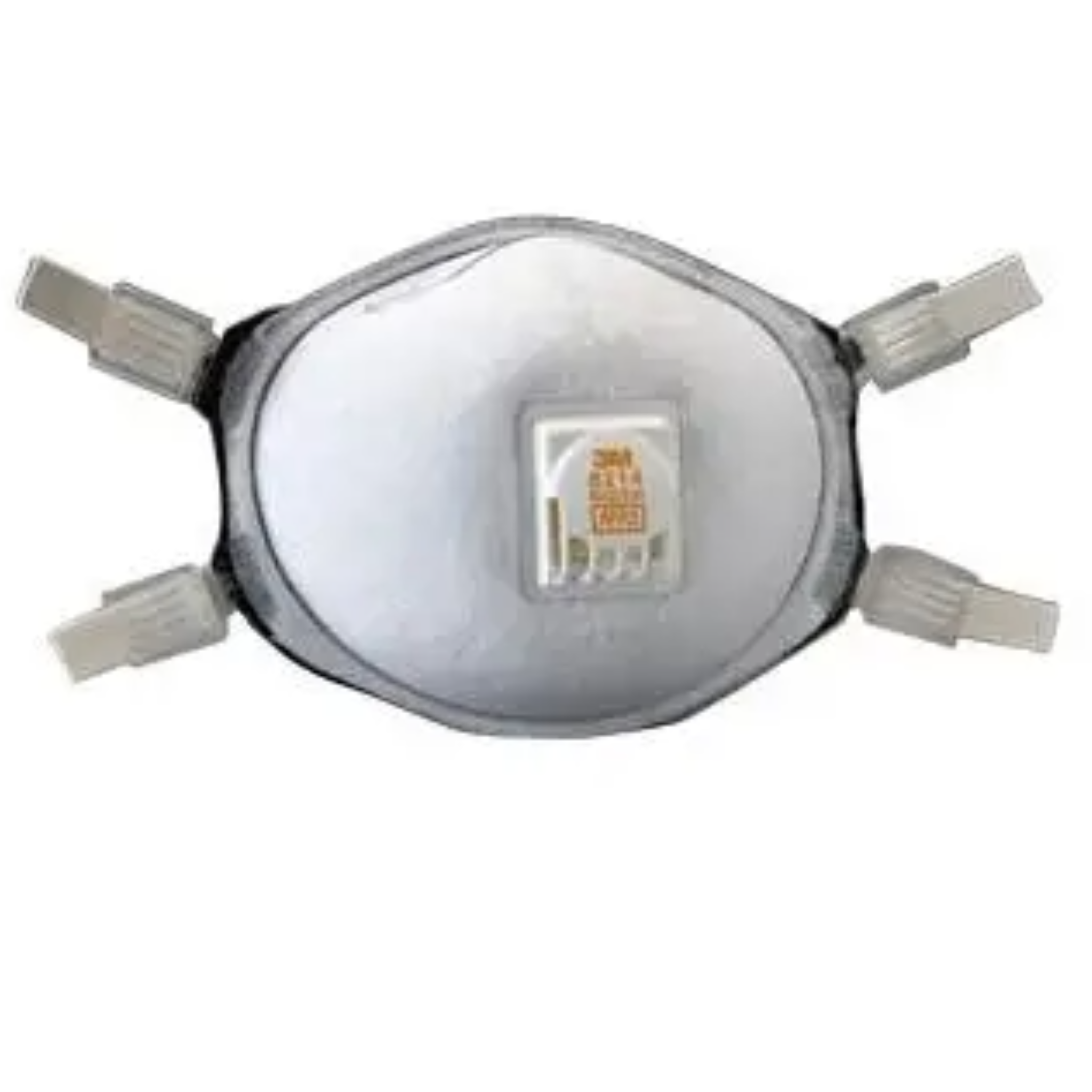 3M 8214 Particulate Respirator N95 with Faceseal and Nuisance Level Organic Vapor Relief, White, Standard, Box of 10