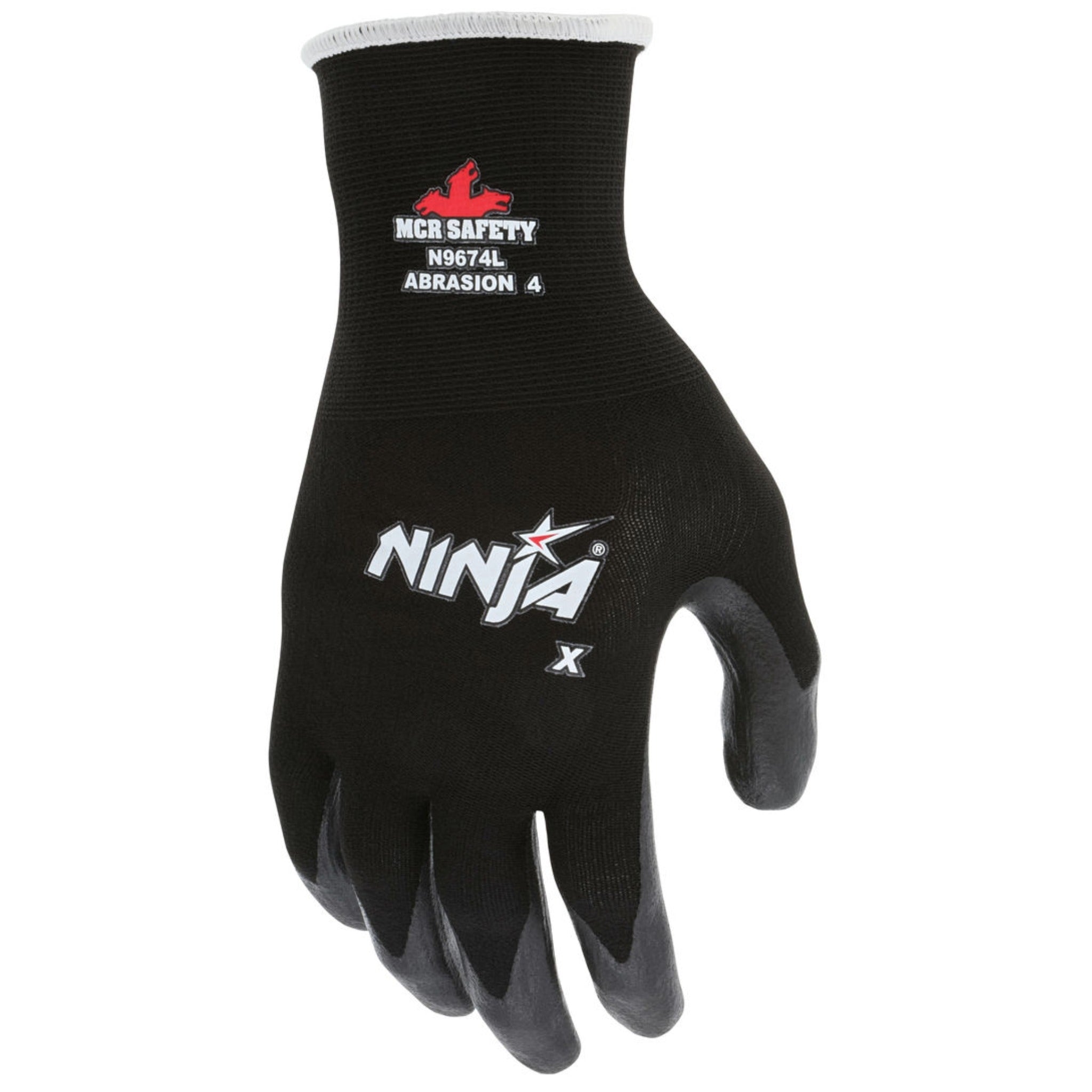 MCR Safety Ninja X N9674 Work Gloves, Dorsal