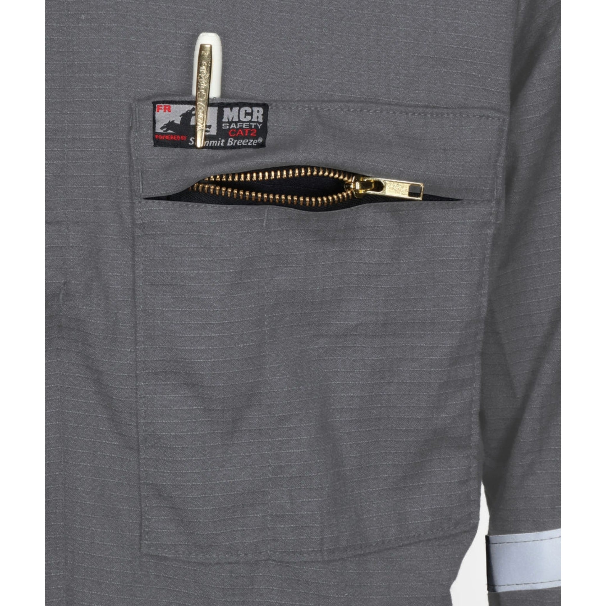 MCR Safety Summit Breeze SBC1011 Coverall, Pocket2