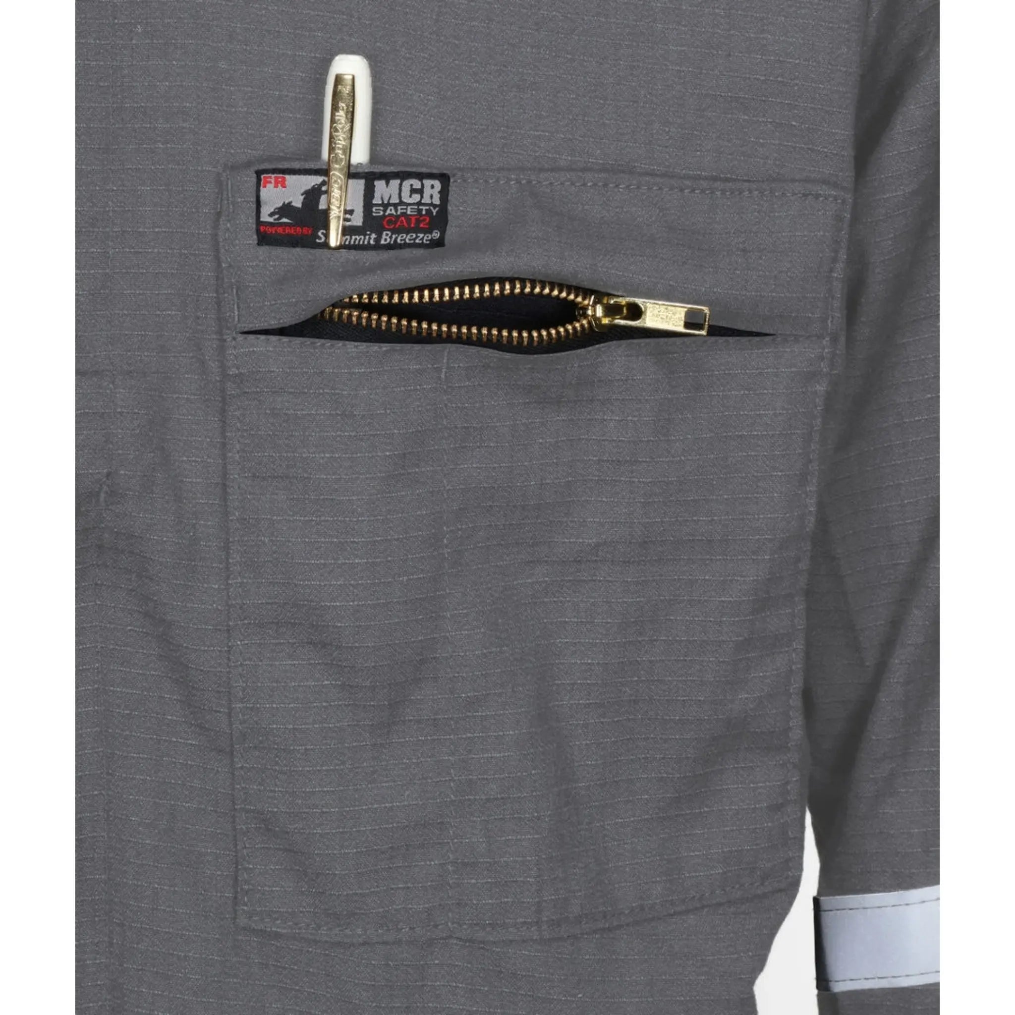 MCR Safety Summit Breeze SBC1011 Coverall, Pocket2