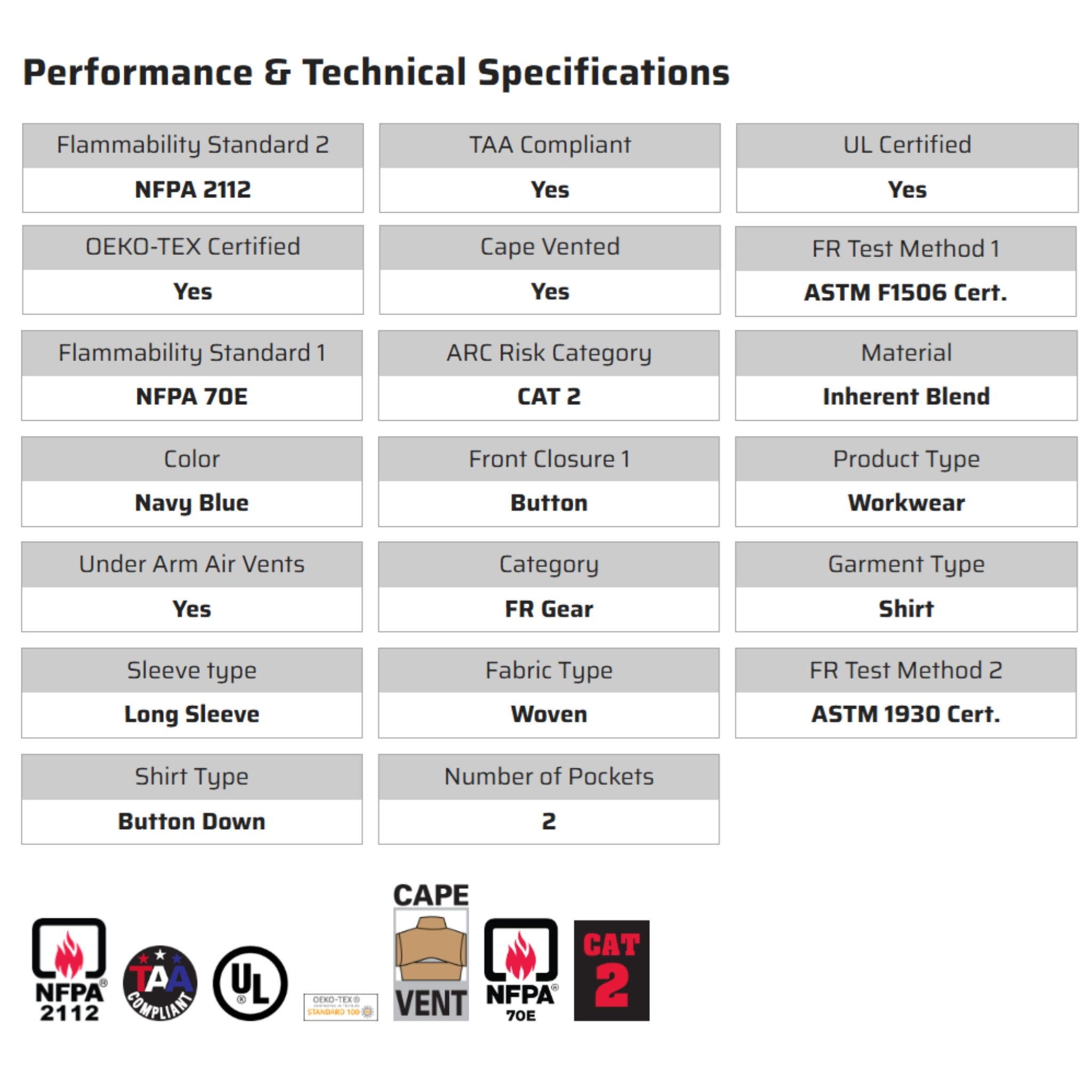 MCR Safety Summit Breeze SBS1002 Shirt, Specs
