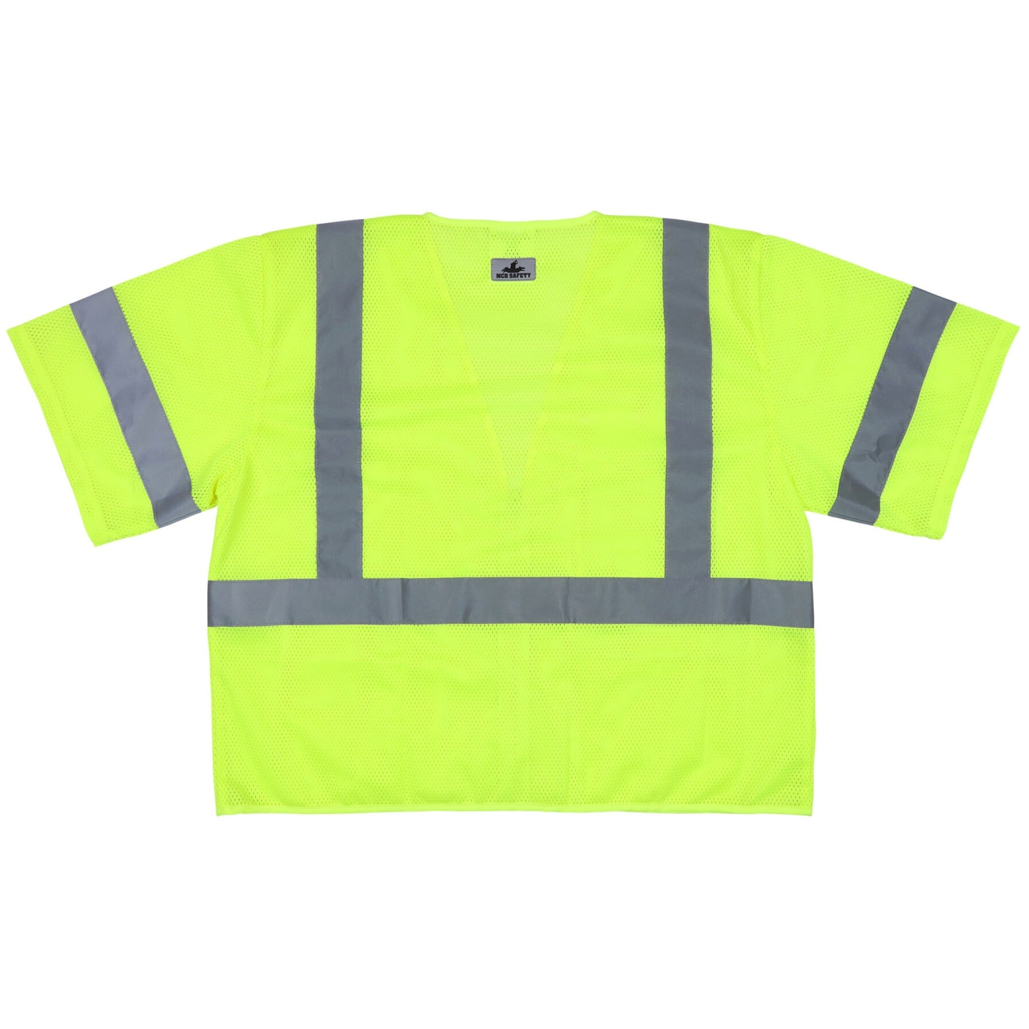 MCR Safety Luminator VCL3MLZ Safety Vest, Back View