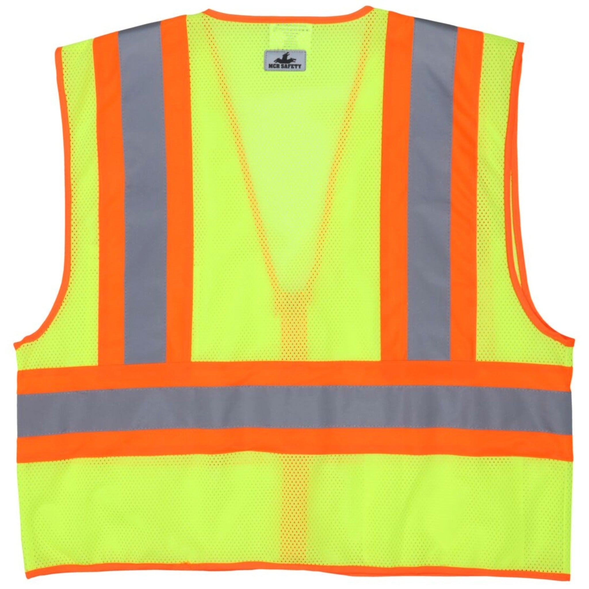 MCR Safety Luminator WCCL2L Safety Vest, Back View