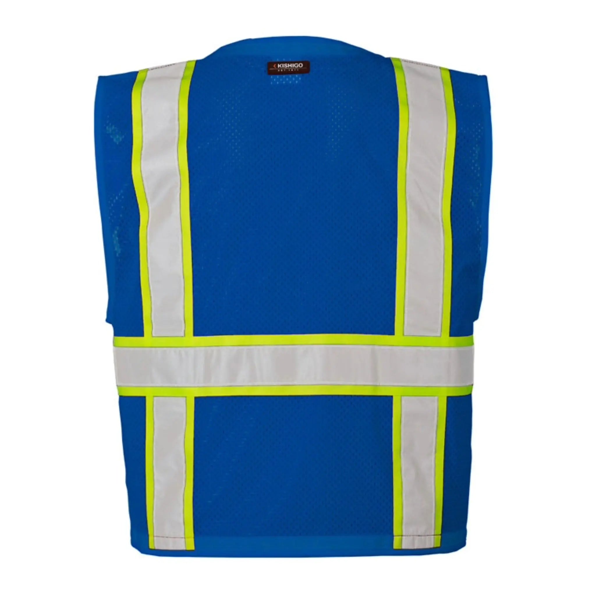 Kishigo B102 Enhanced Visibility Multi Pocket Mesh Vest, Non-ANSI, 1 Each-back