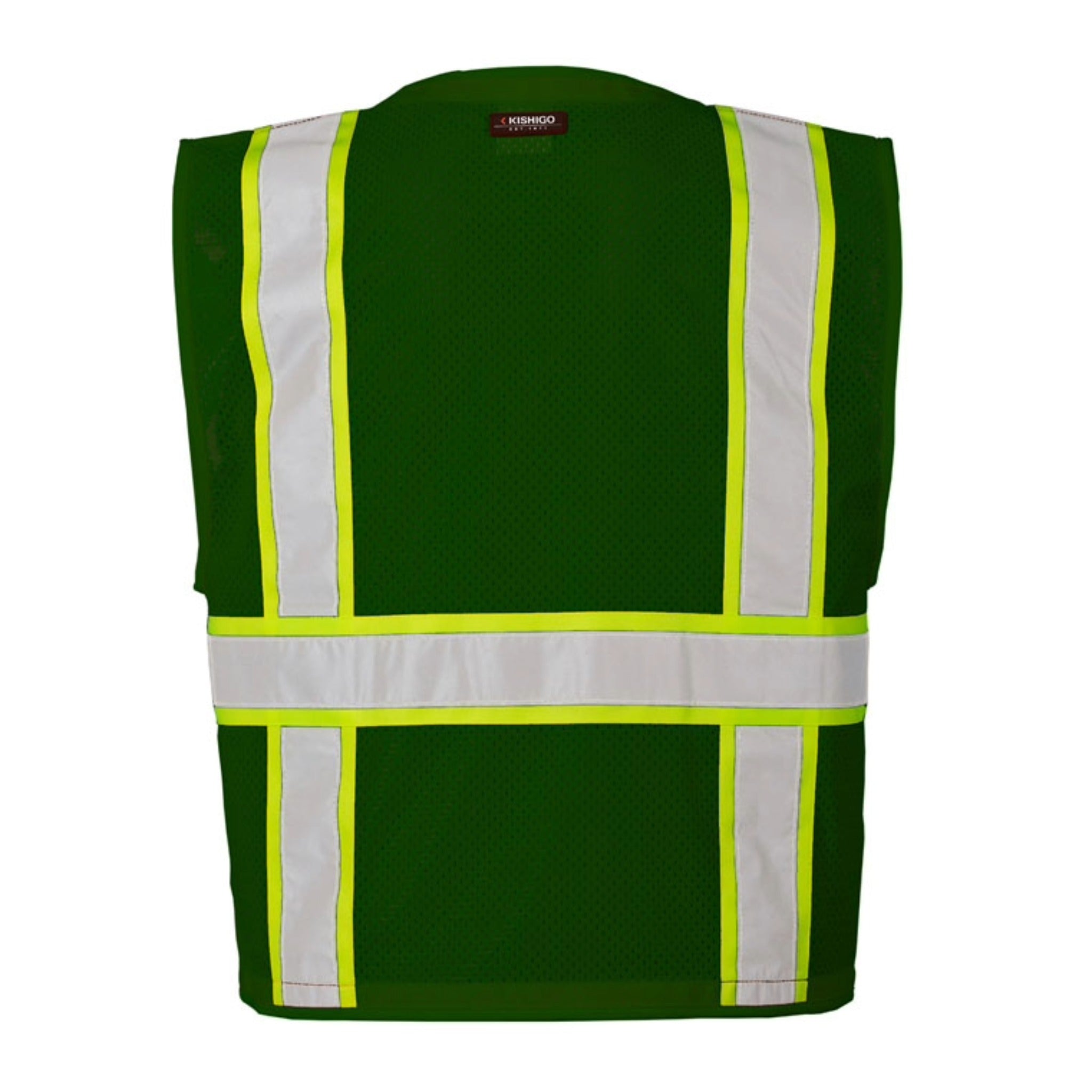 Kishigo B104 Enhanced Visibility Multi Pocket Mesh Vest, Non-ANSI, 1 Each-back