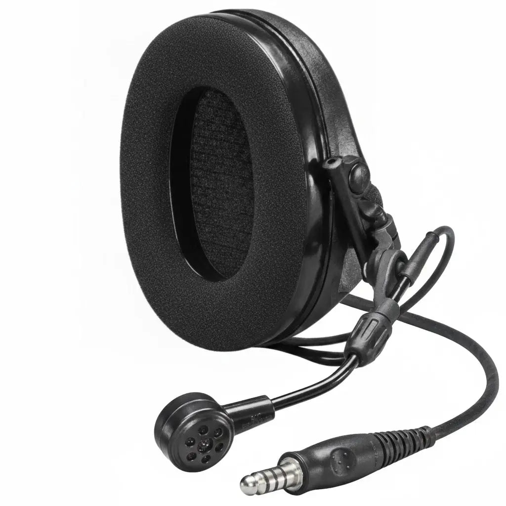 3M Peltor 7100274461 MT20H682BB-47N SVS SwatTac VI NIB Headset, Single Downlead, Neckband, Black, 1 Each