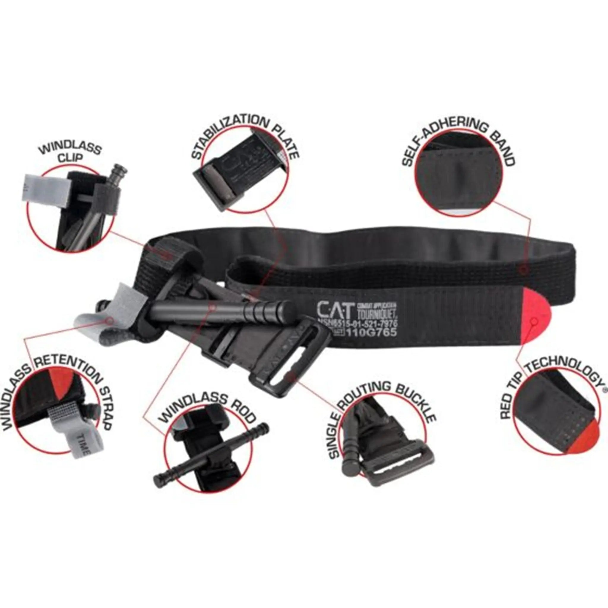 North American Rescue Combat Application Tourniquet, 1 Each