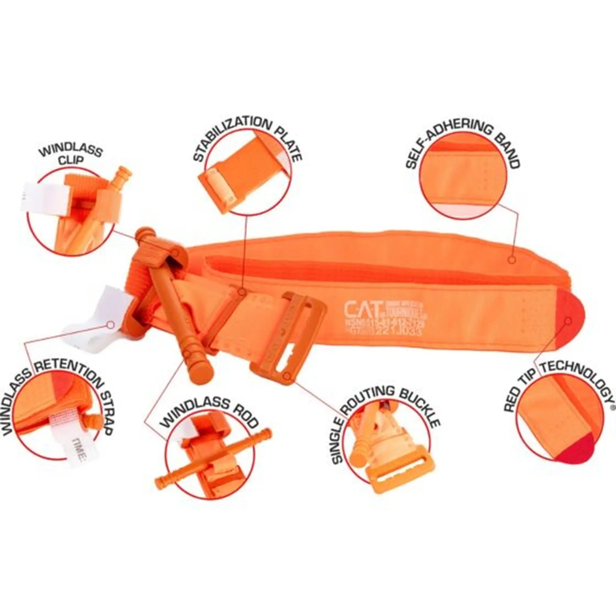 North American Rescue Combat Application Tourniquet, 1 Each