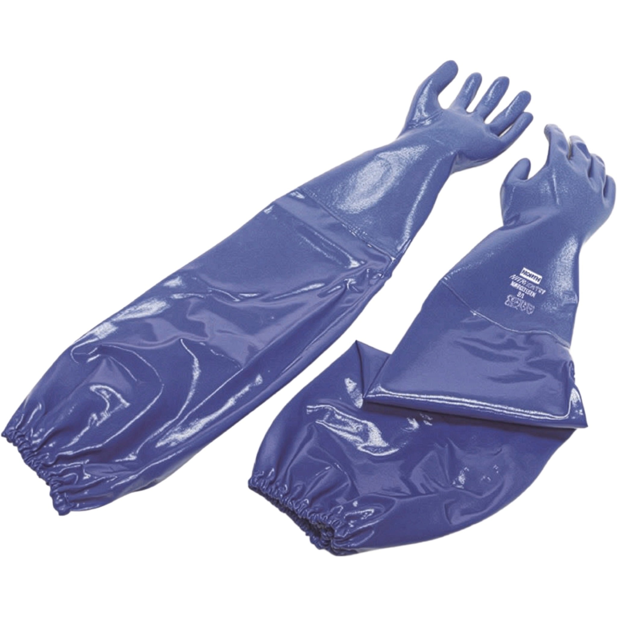 Honeywell NK803ES Nitri-Knit Cotton Interlock Lined 40 mil Nitrile Chemical Resistant Gloves-Main_Image