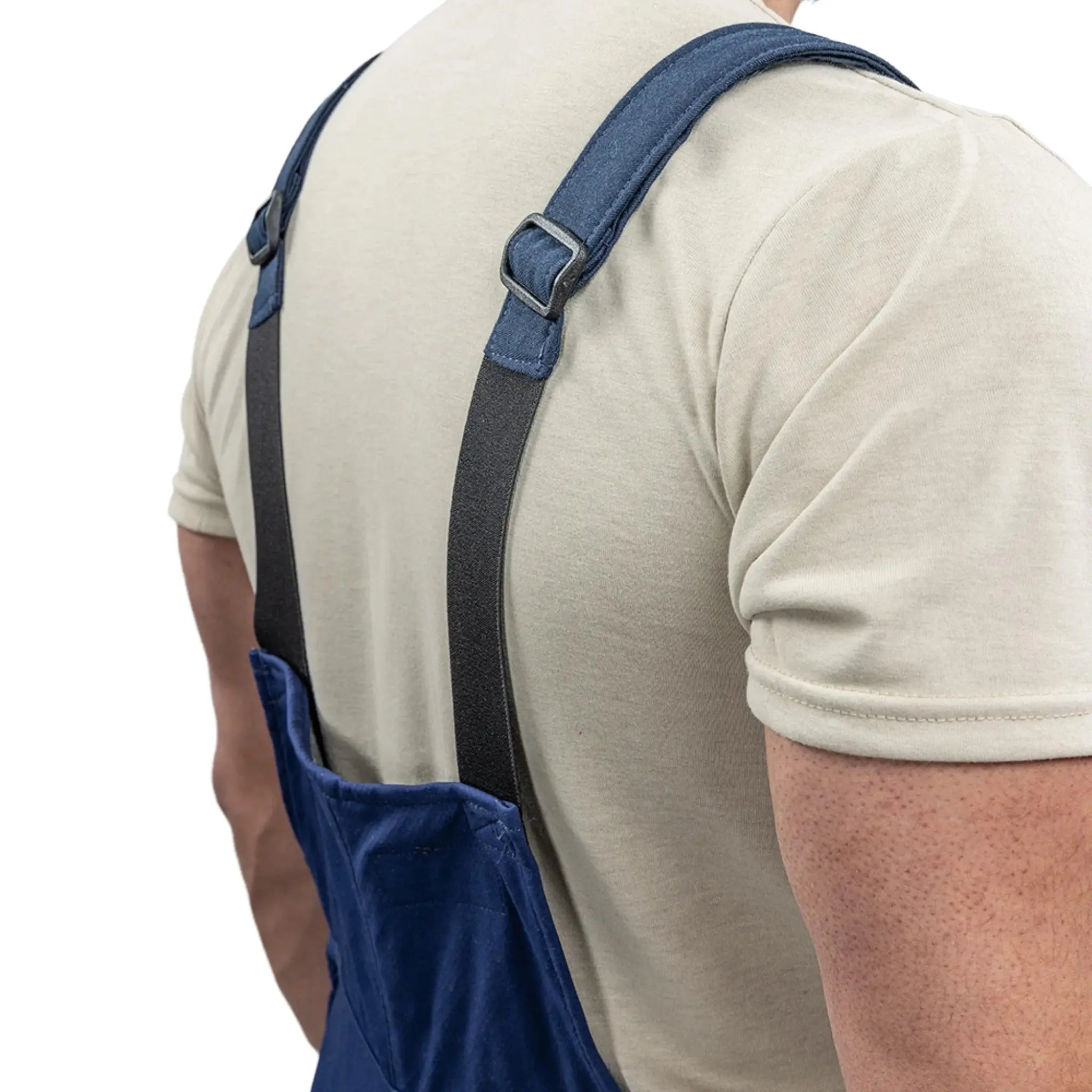 National Safety Apparel Enespro ARC40B ArcGuard Performance 40 Cal Arc Flash Bib Overall, Blue, 1 Each