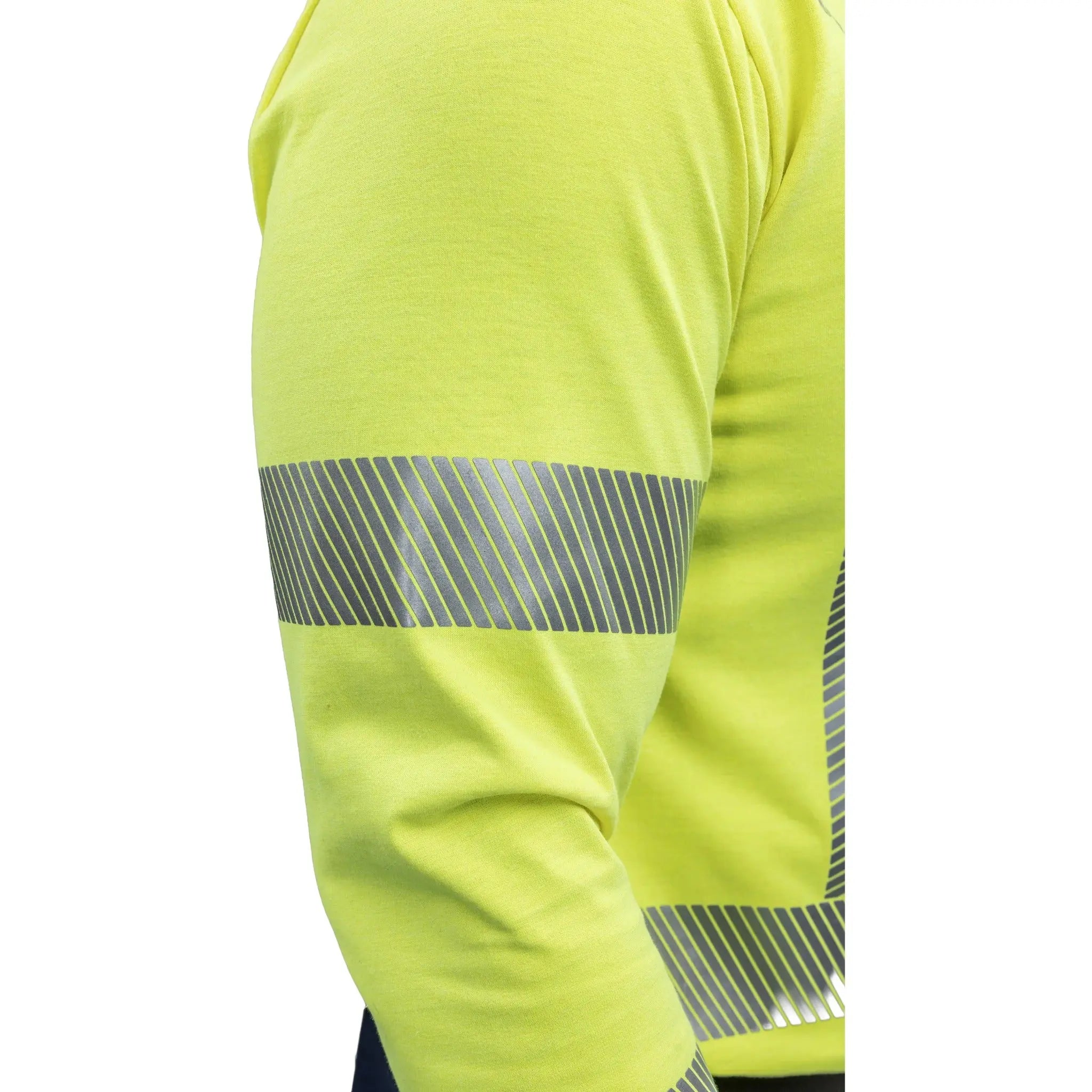 National Safety Apparel DRIFIRE DF2-AX3-793LSP-HY Strongknit FR Long Sleeve Hi-Vis T-Shirt, Class 3, Fluorescent Yellow, 1 Each