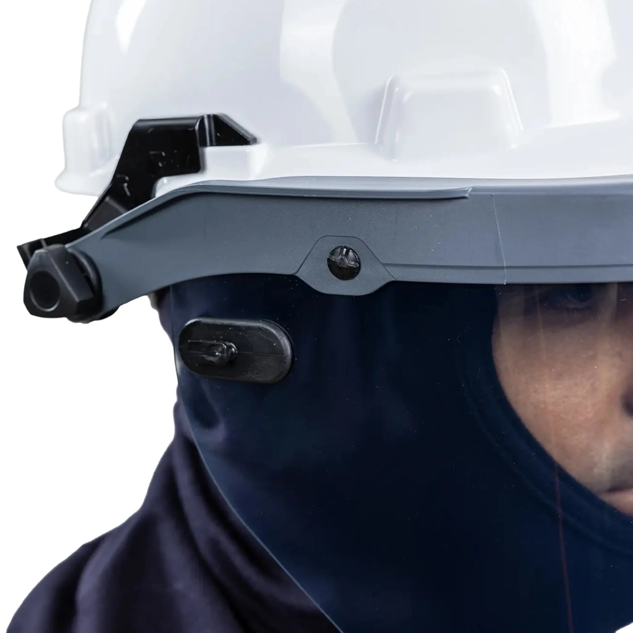 National Safety Apparel Enespro KITHP12PV 12 cal Faceshield Kit, Gray/White, 1 Kit