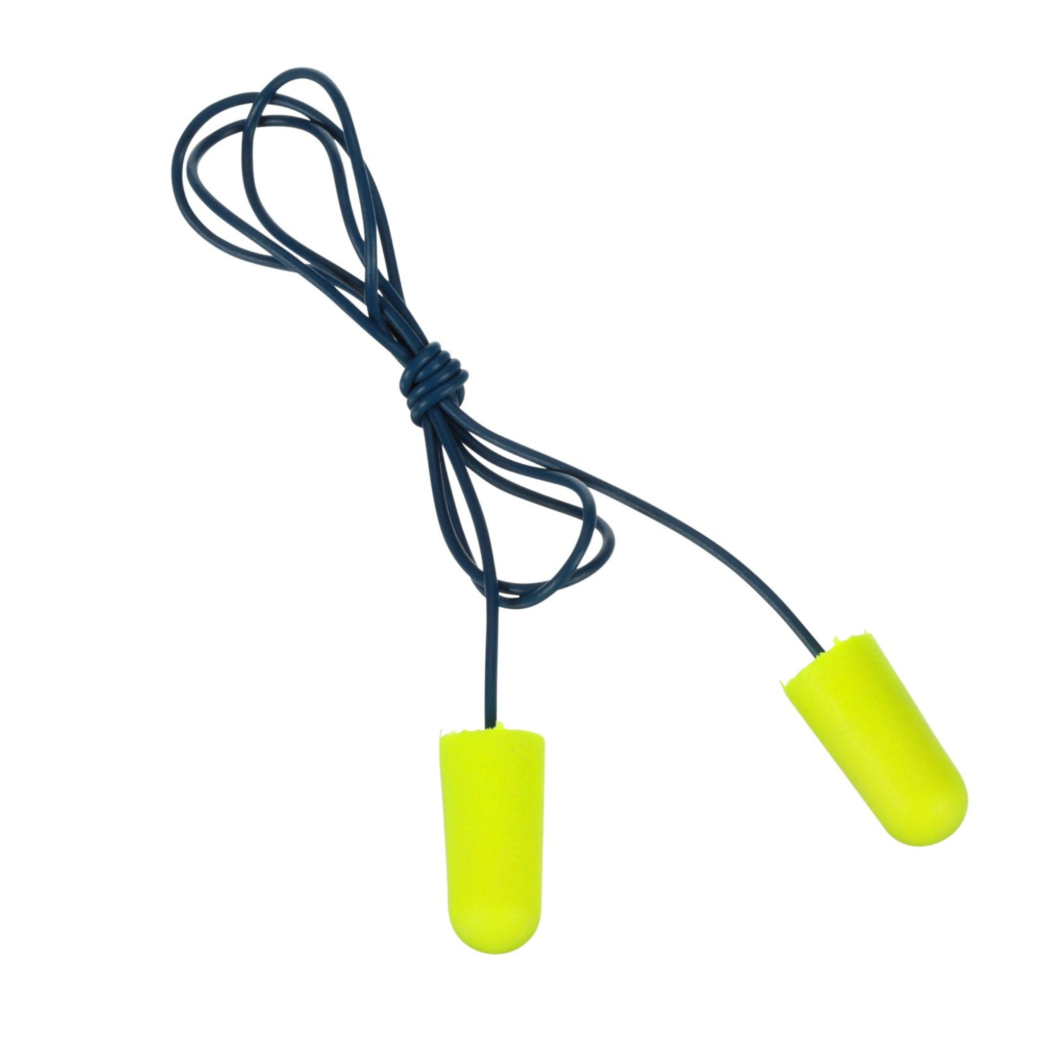 3M E-A-Rsoft SuperFit Metal Detectable Corded Earplugs, Yellow, Corded, Box of 200